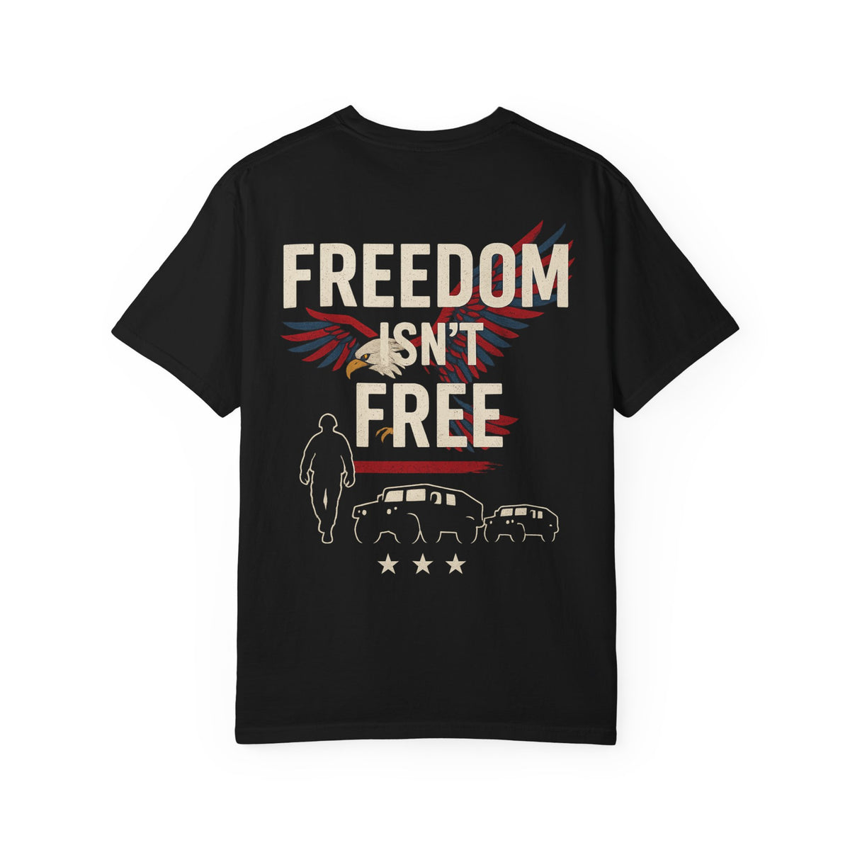 Patriotic Freedom T-Shirt for Veterans, freedom isn't free