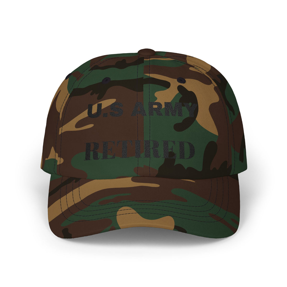 U.S. Army Retired Cap - Classic Dad Cap for Veterans, Military Gift, Casual Wear, Unisex Hat, Patriotic Accessory