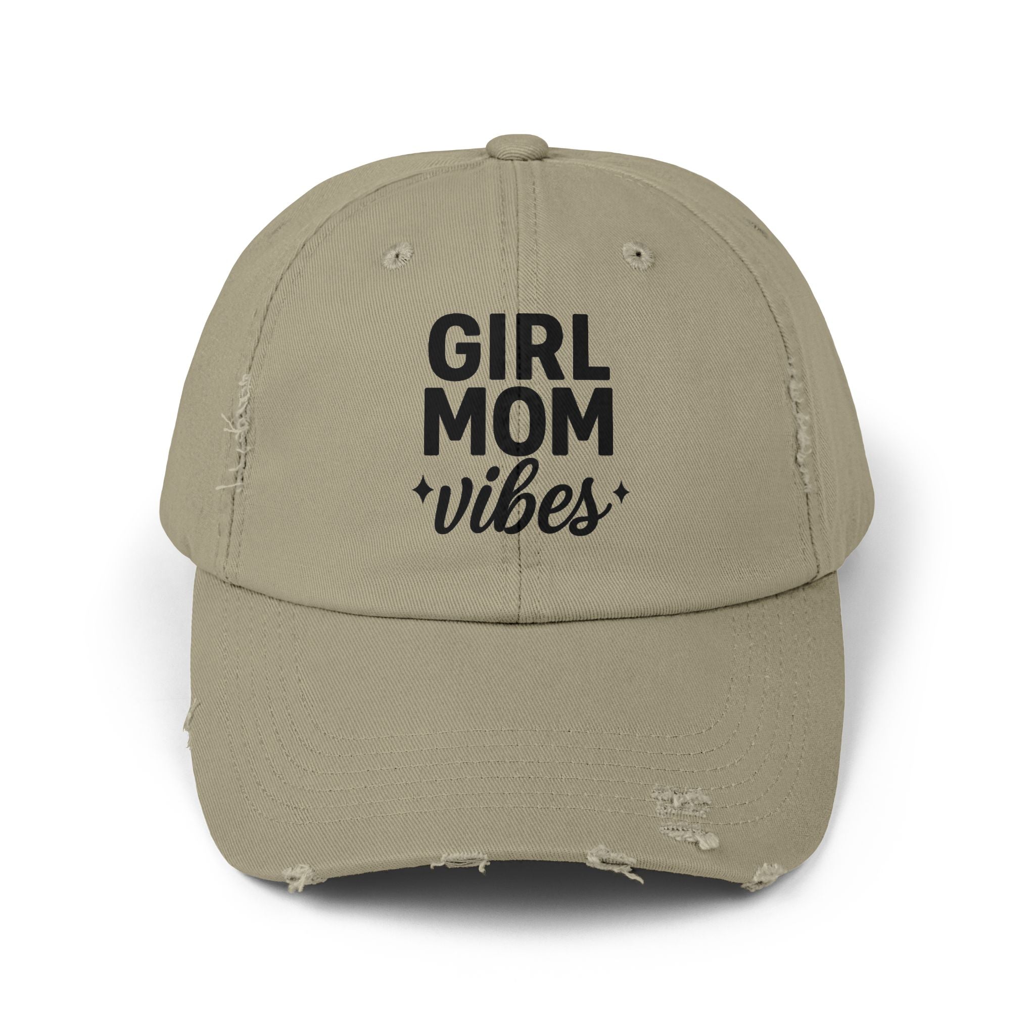 Unisex Distressed Cap for Girl Moms, Casual Hat Gift, Trendy Headwear, Summer Accessory, Outdoor Fashion, Everyday Wear