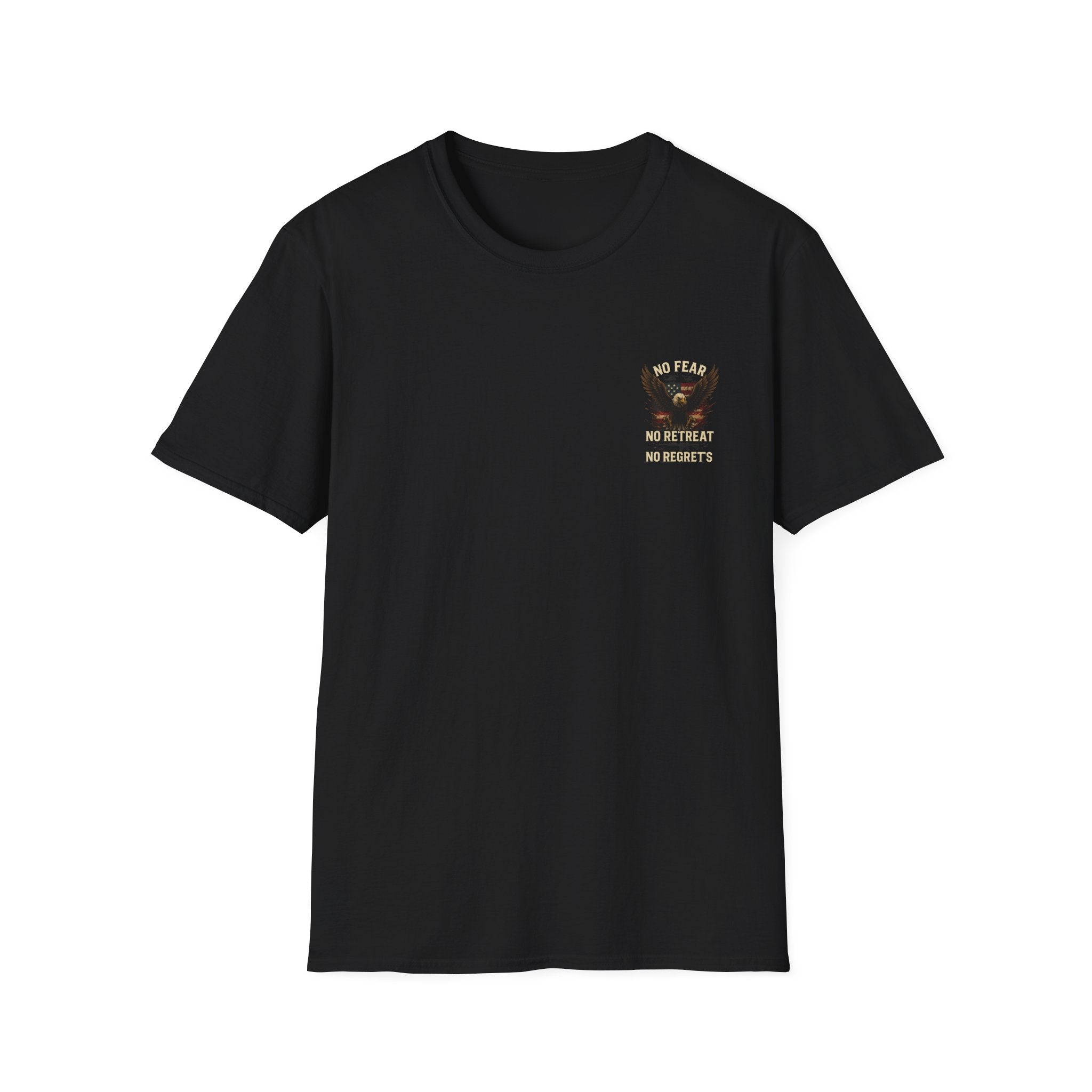 Unisex Graphic Tee | No Fear, No Retreat, No Regrets T-Shirt