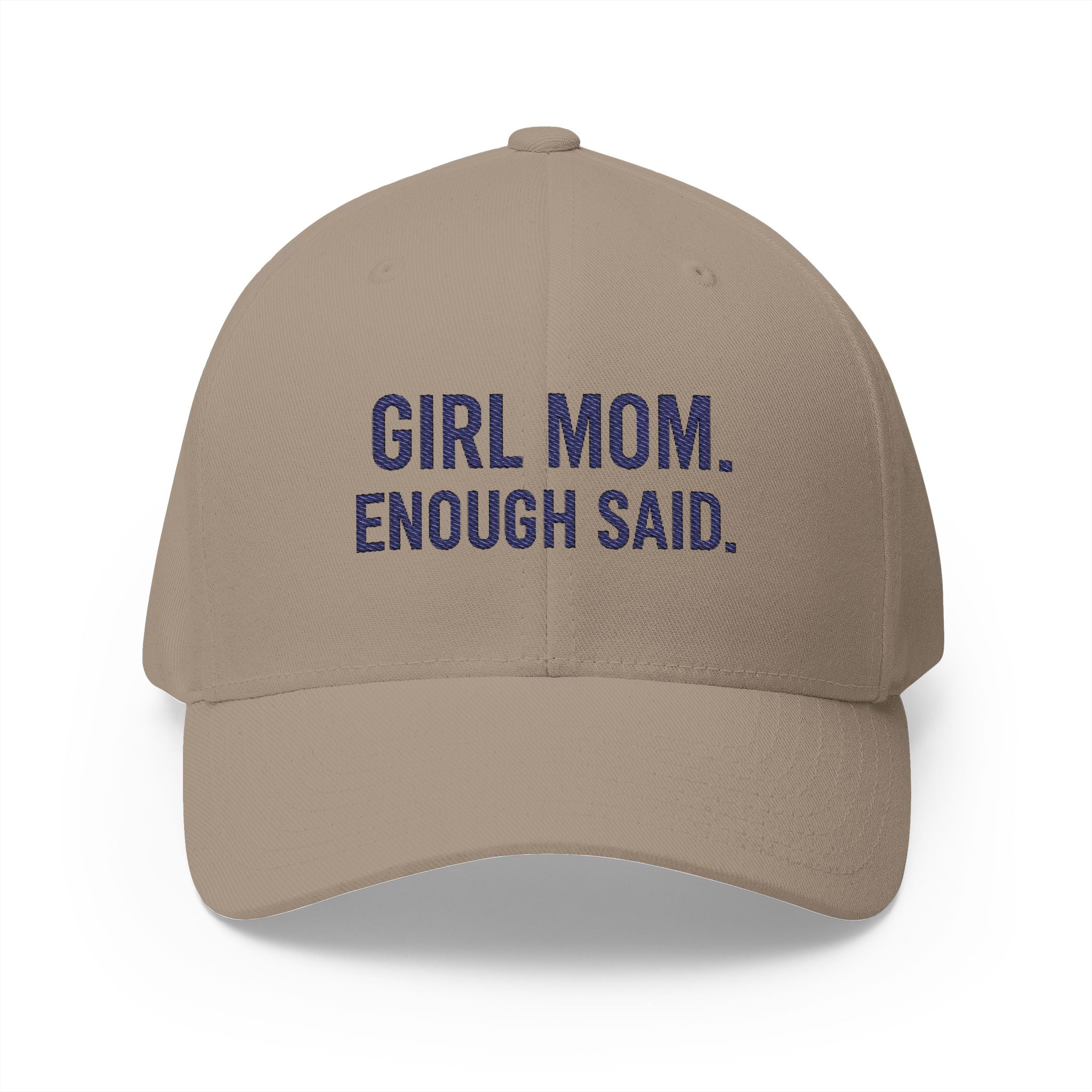 Girl Mom Embroidered Cap, Gift for Mothers, Stylish Hat for Casual Wear, Perfect for Baby Showers, Mother's Day Gift