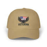 Patriotic Veteran Dad Cap | Adjustable Baseball Hat | Gift for Veterans | Casual Outdoor Wear | 4th of July