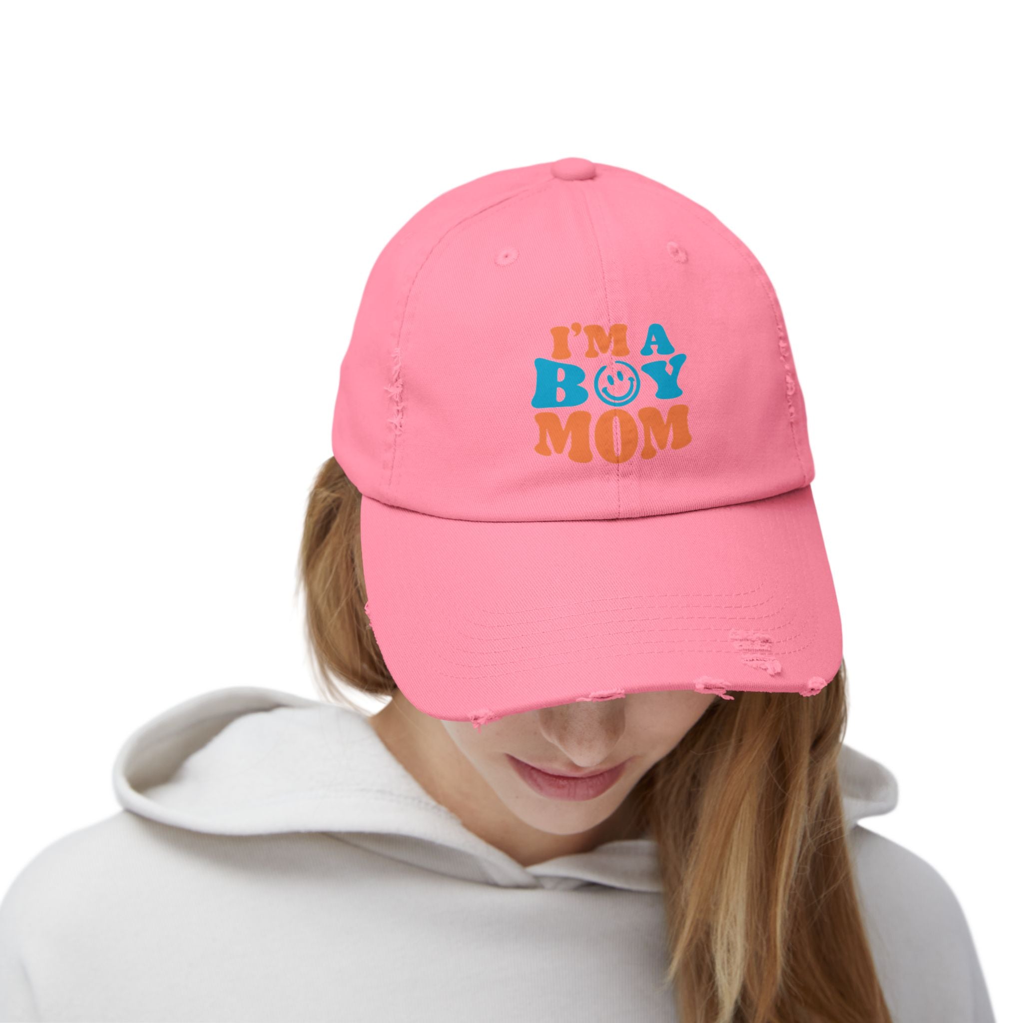 Distressed Cap for Boy Moms - Unisex