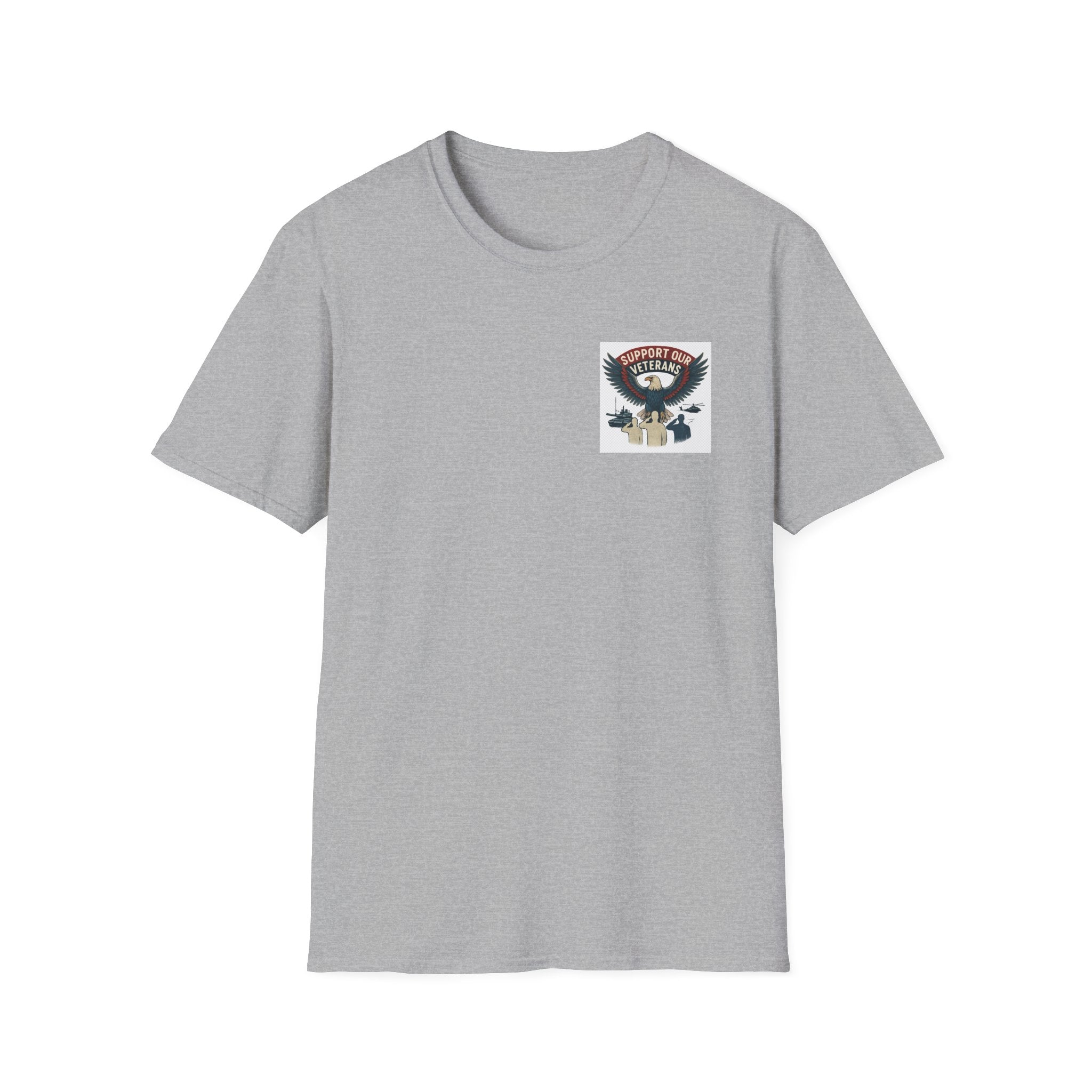 Support Our Veterans T-Shirt | Unisex Softstyle Tee