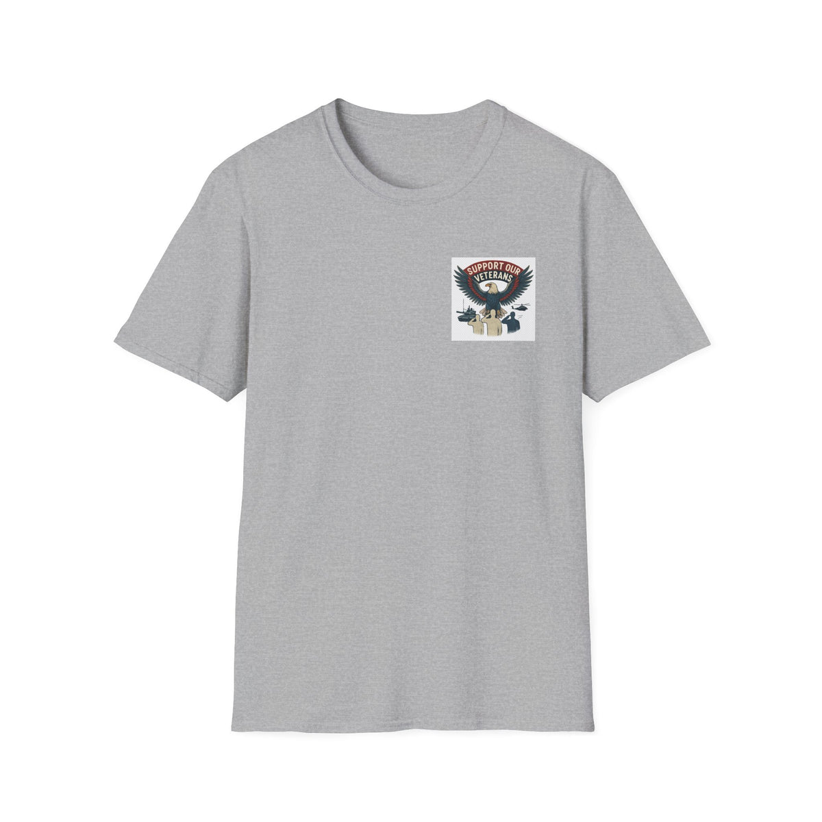 Support Our Veterans T-Shirt | Unisex Softstyle Tee