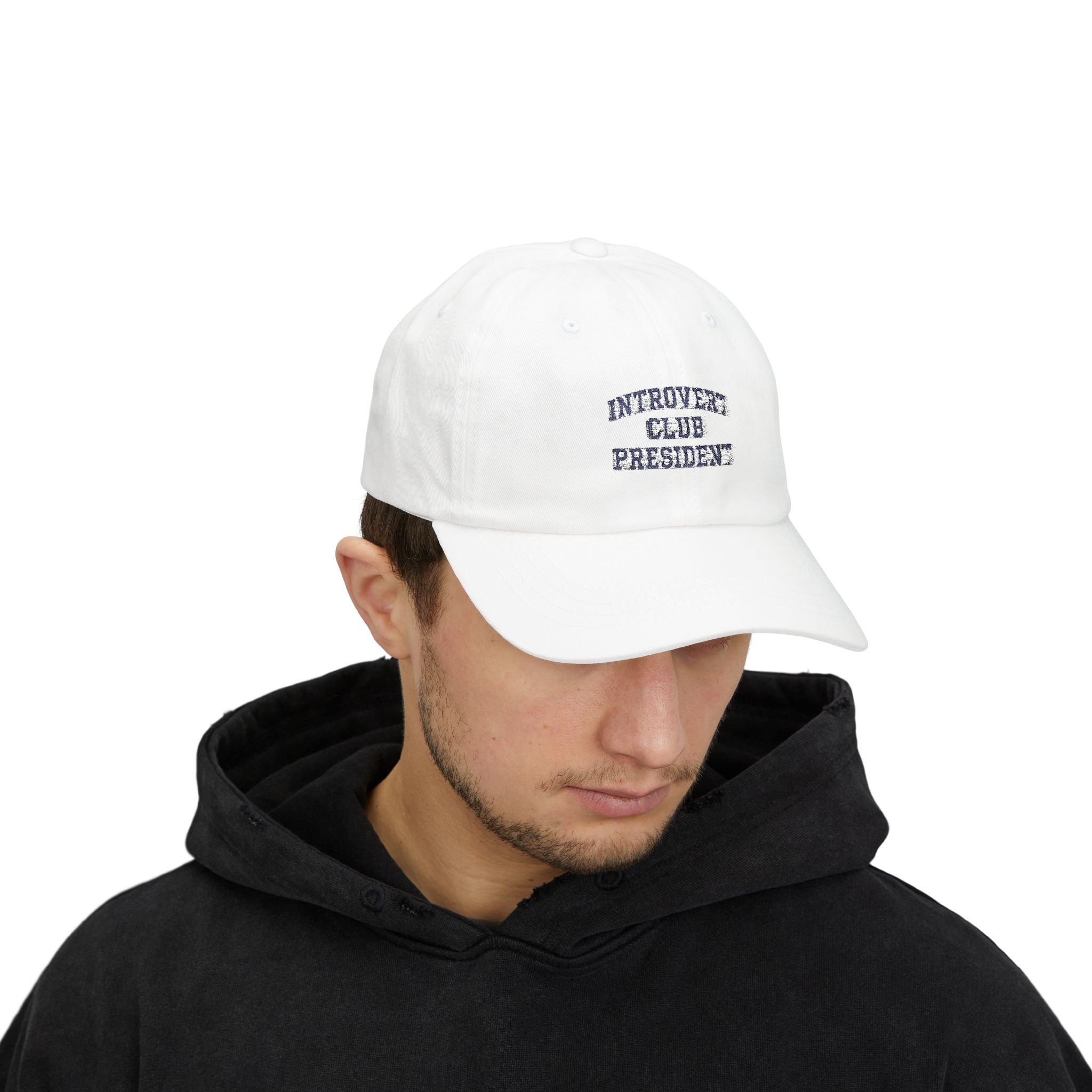 Introvert Club President Dad Cap