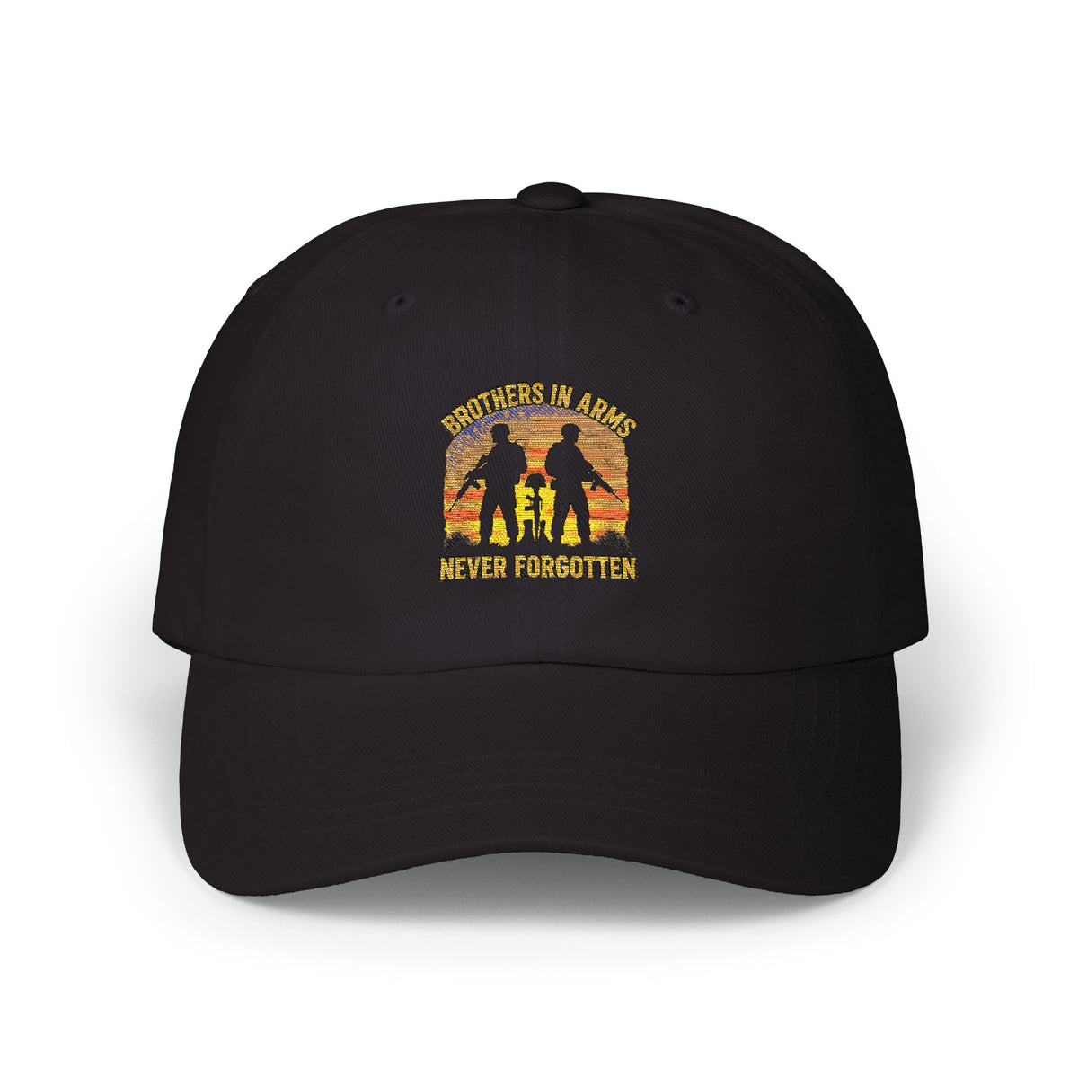 Brothers in arms never forgotten Classic Dad Cap