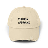 Veteran Approved Distressed Cap | Unisex Hat for Casual Style | Ideal for Veterans Day, Gift for Military Families, Everyday Wear, [...]