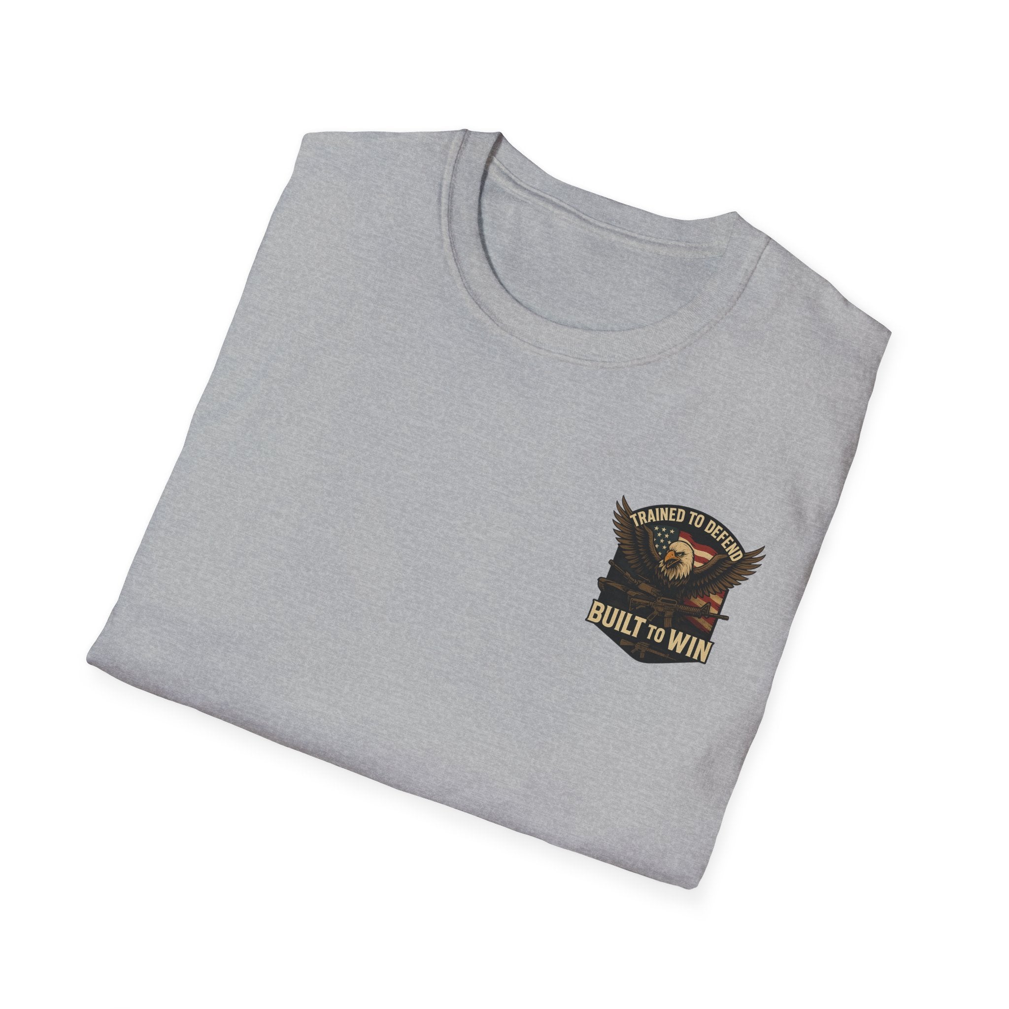 built to win, Patriotic Graphic Tee, Eagle Shirt, Veteran Apparel