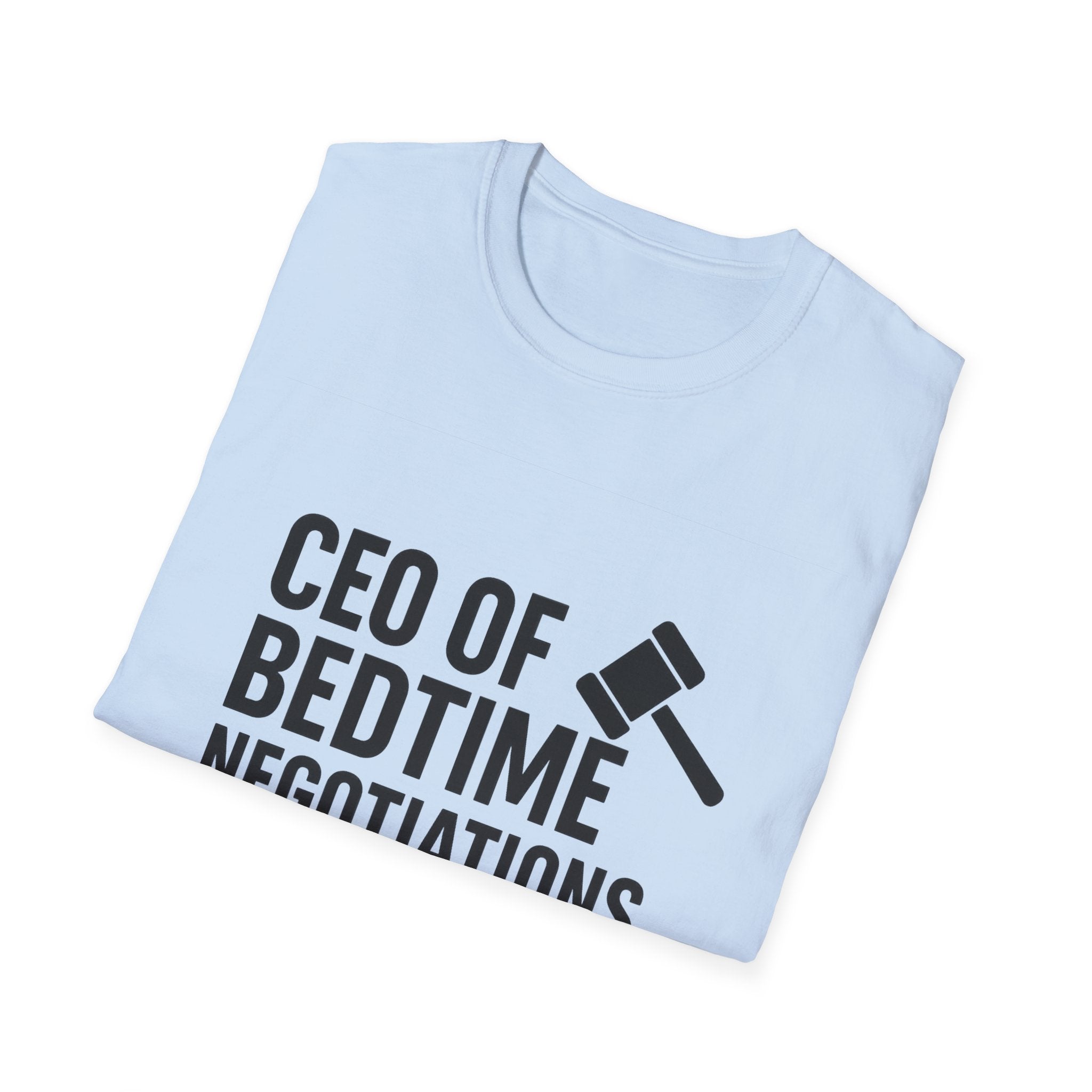 CEO of Bedtime Negotiations Unisex Softstyle T-Shirts