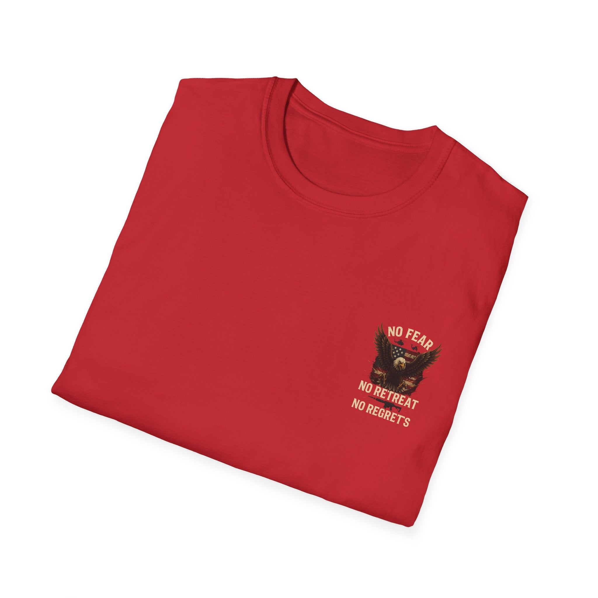 Unisex Graphic Tee | No Fear, No Retreat, No Regrets T-Shirt