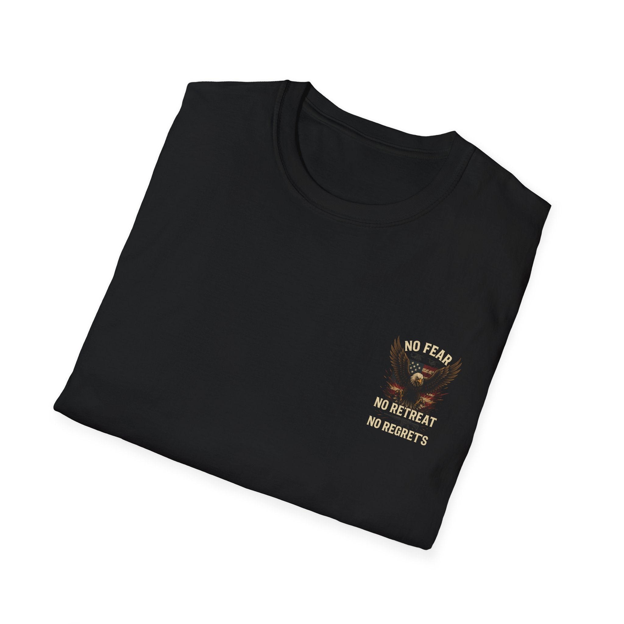 Unisex Graphic Tee | No Fear, No Retreat, No Regrets T-Shirt