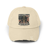 locked & loaded Unisex Distressed Cap