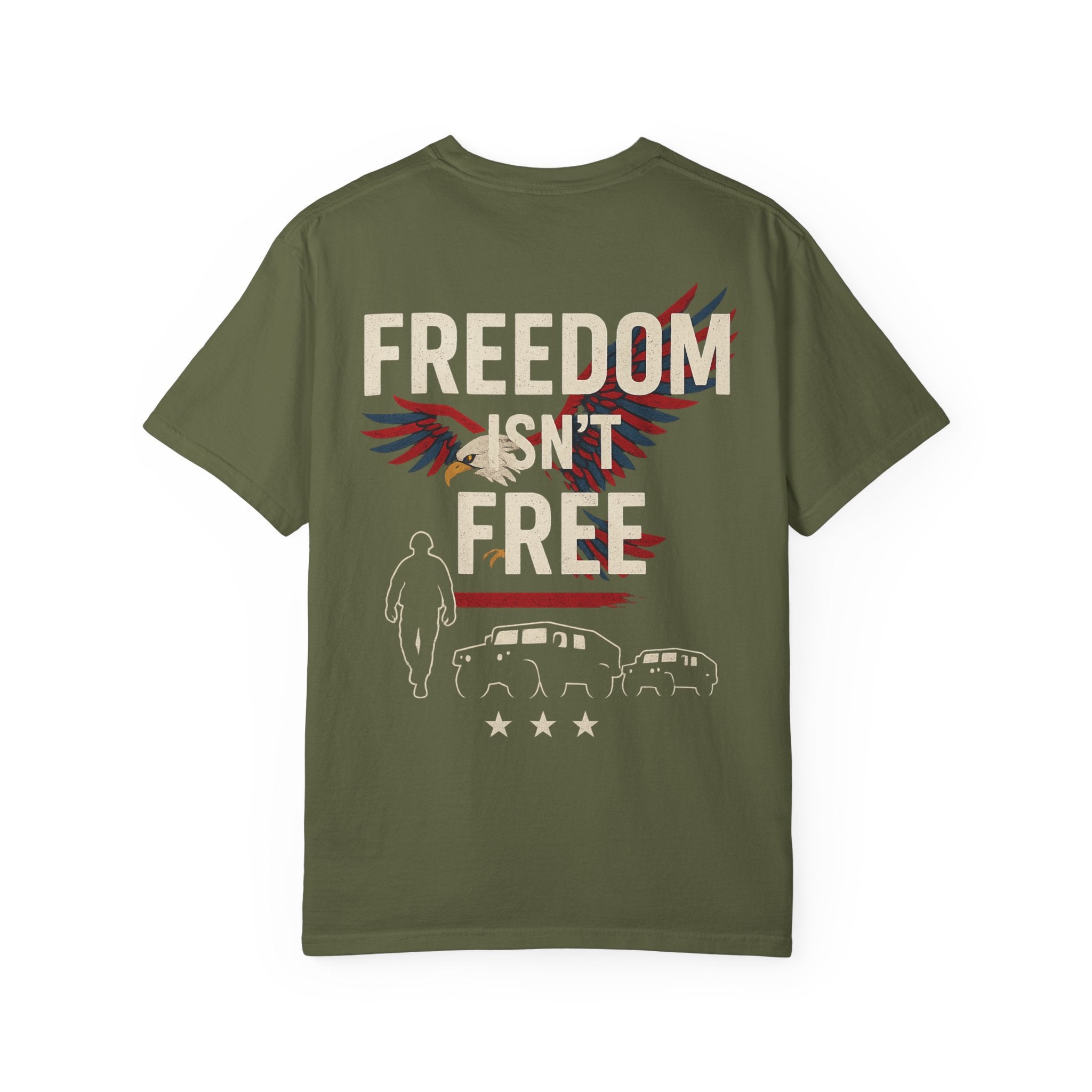 Patriotic Freedom T-Shirt for Veterans, freedom isn't free