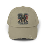 locked & loaded Unisex Distressed Cap
