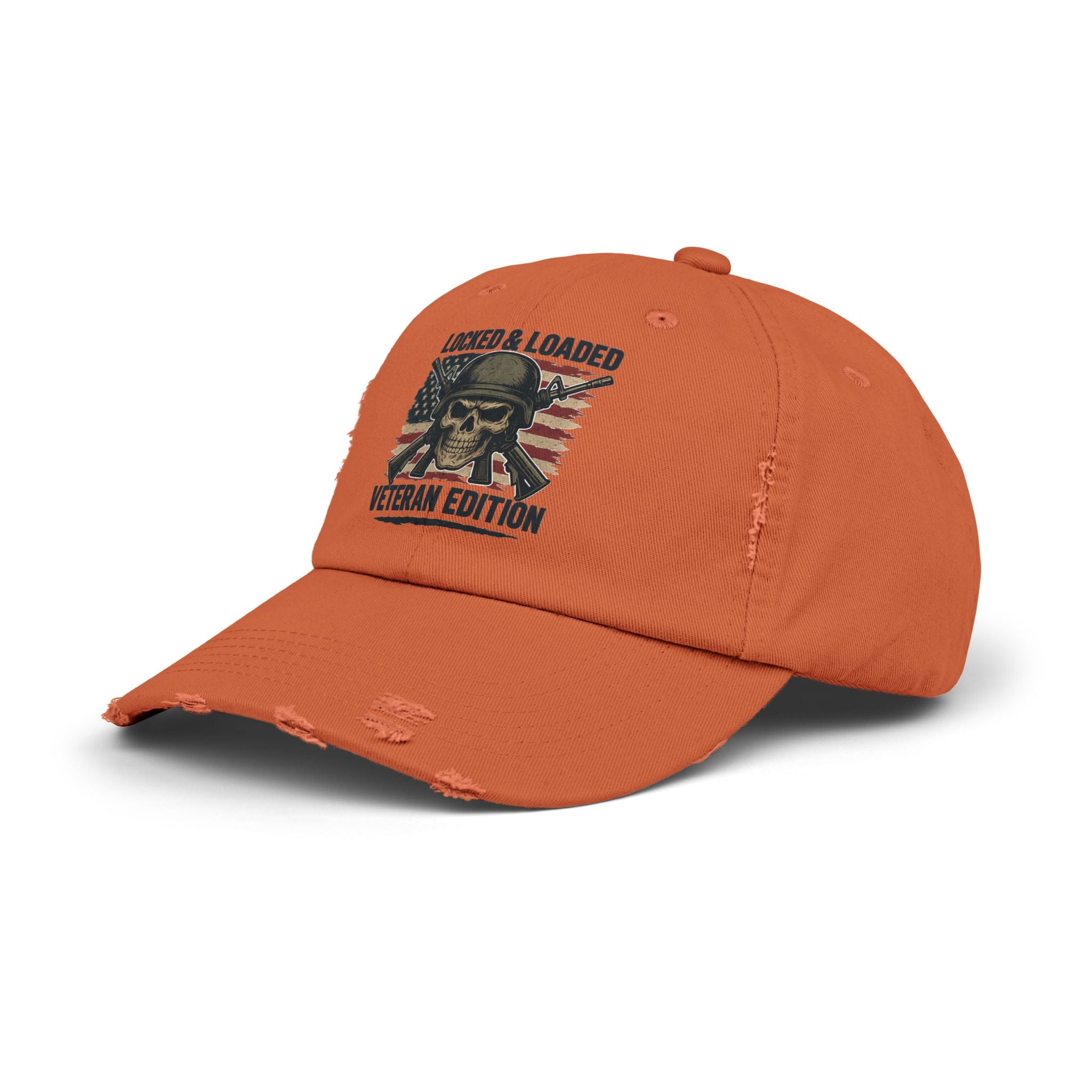 locked & loaded Unisex Distressed Cap