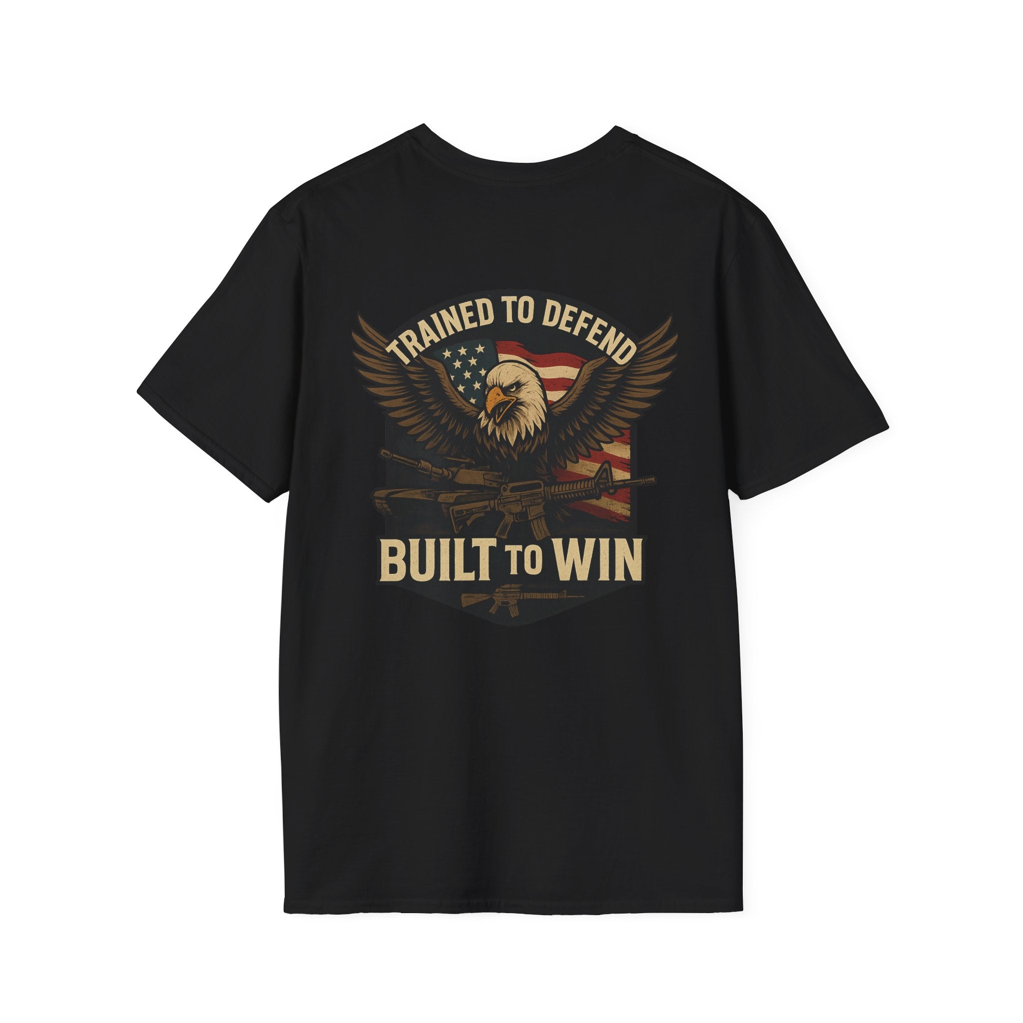 built to win, Patriotic Graphic Tee, Eagle Shirt, Veteran Apparel