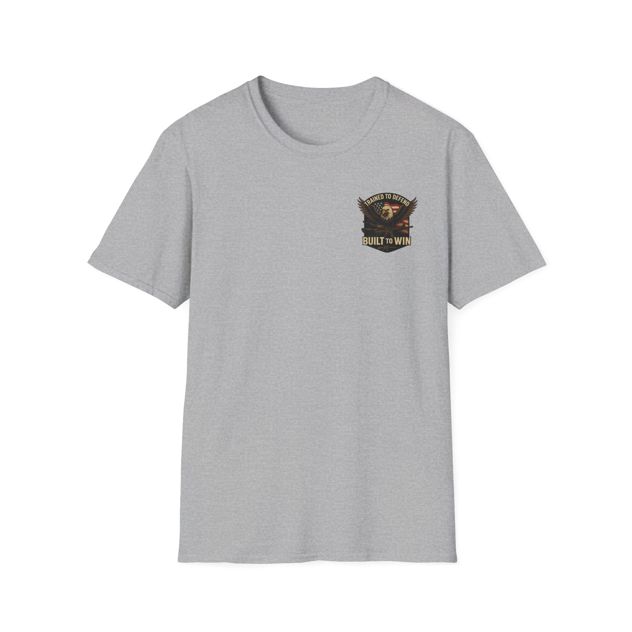 built to win, Patriotic Graphic Tee, Eagle Shirt, Veteran Apparel