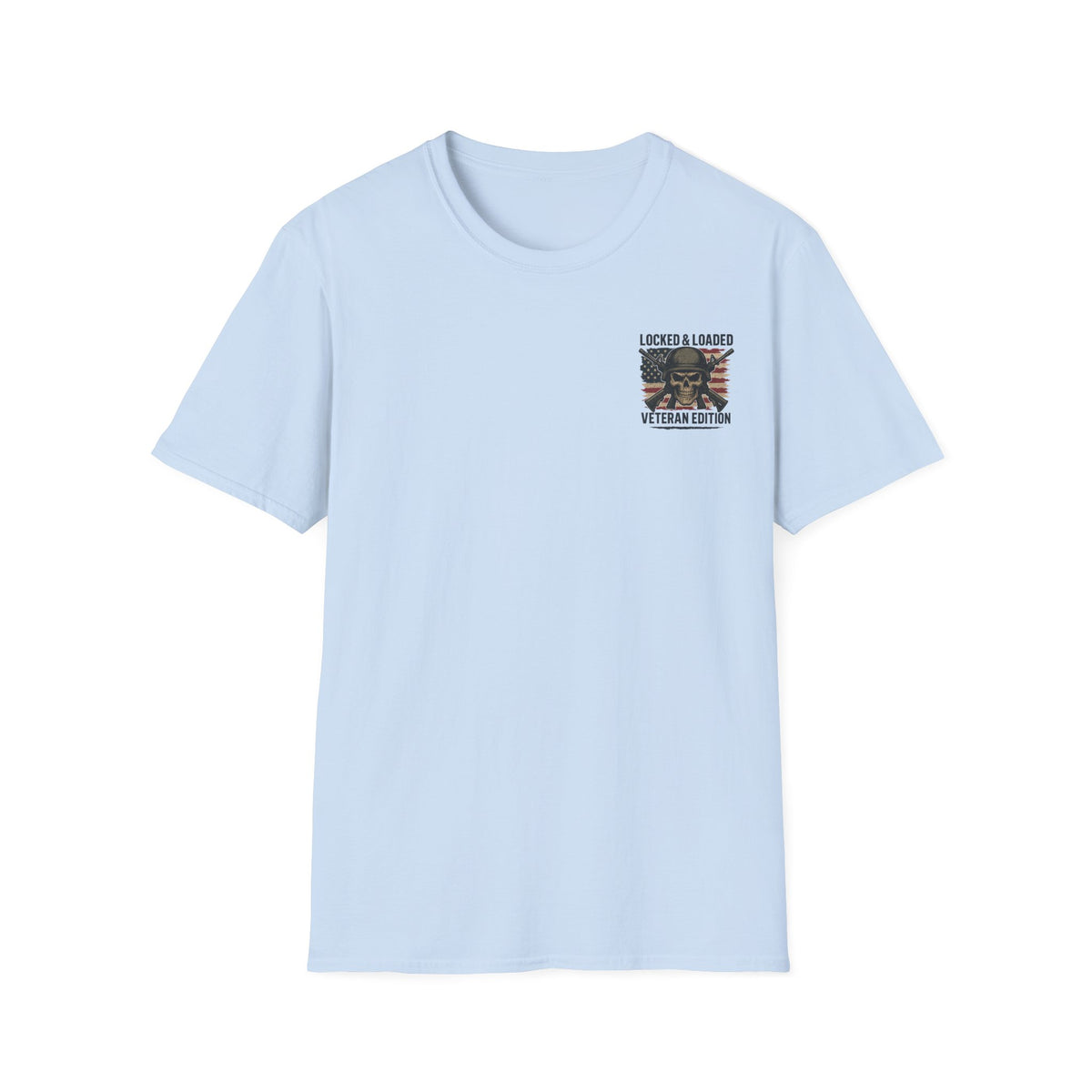 Patriotic Veteran T-Shirt - Locked & Loaded Design