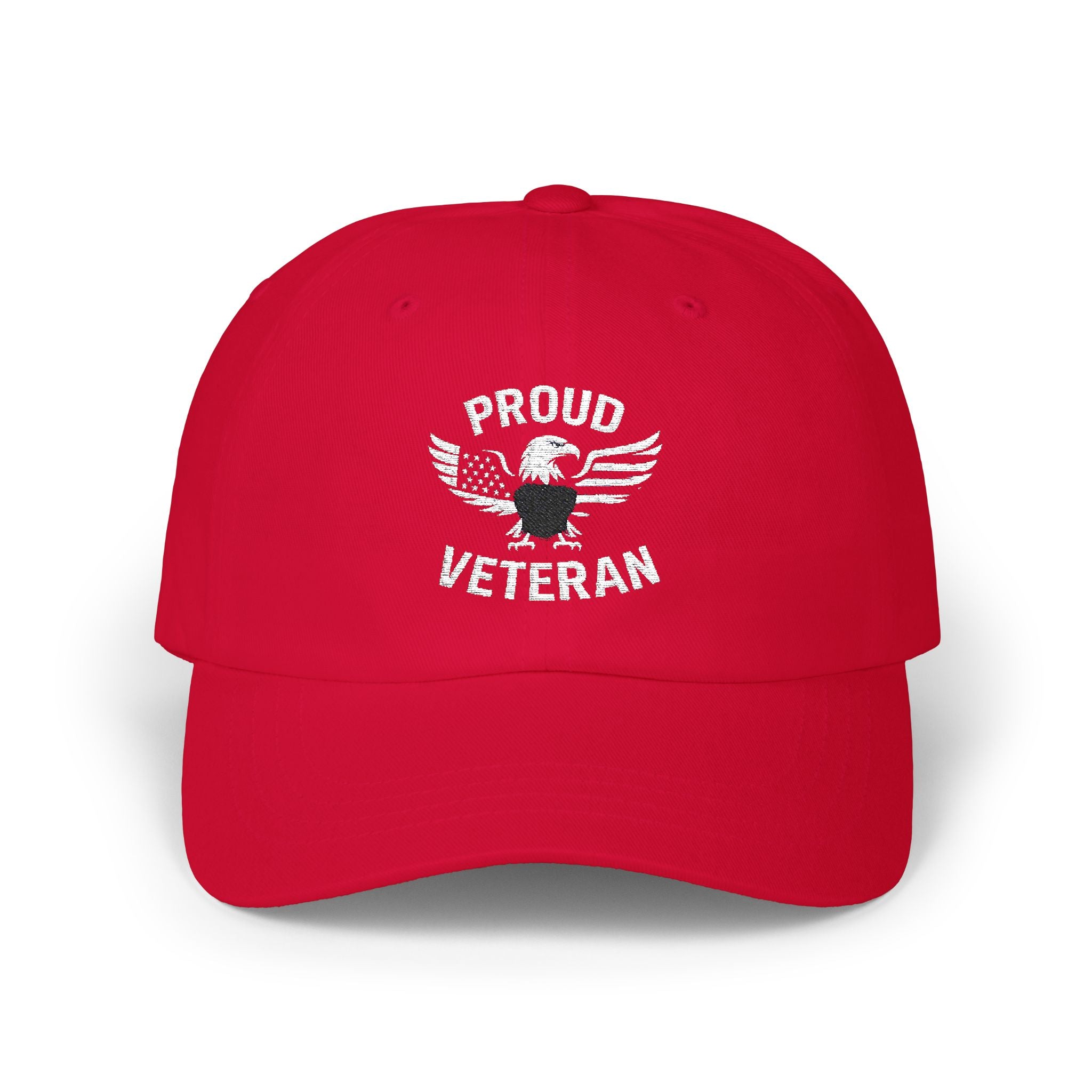 Proud Veteran Classic Dad Cap, Adjustable Cap for Dads, Gift for Veterans, Casual Headwear for Men, Military Appreciation Merch
