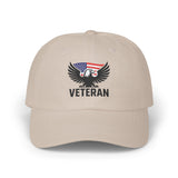 Patriotic Veteran Dad Cap | Adjustable Baseball Hat | Gift for Veterans | Casual Outdoor Wear | 4th of July