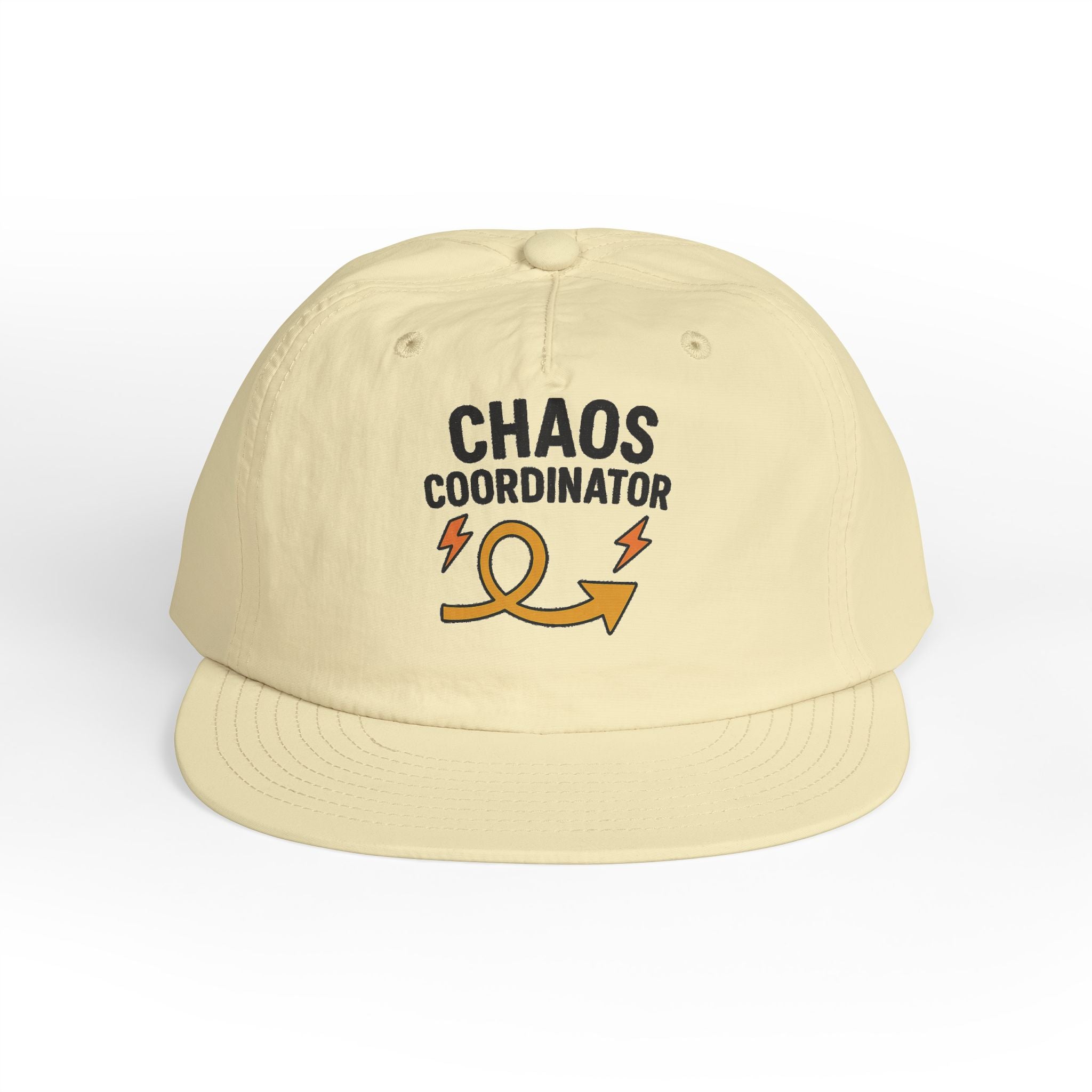 Chaos Coordinator Surf Cap - Fun Beachwear, Summer Accessory, Gift for Surfers, Beach Lovers, Outdoor Activities