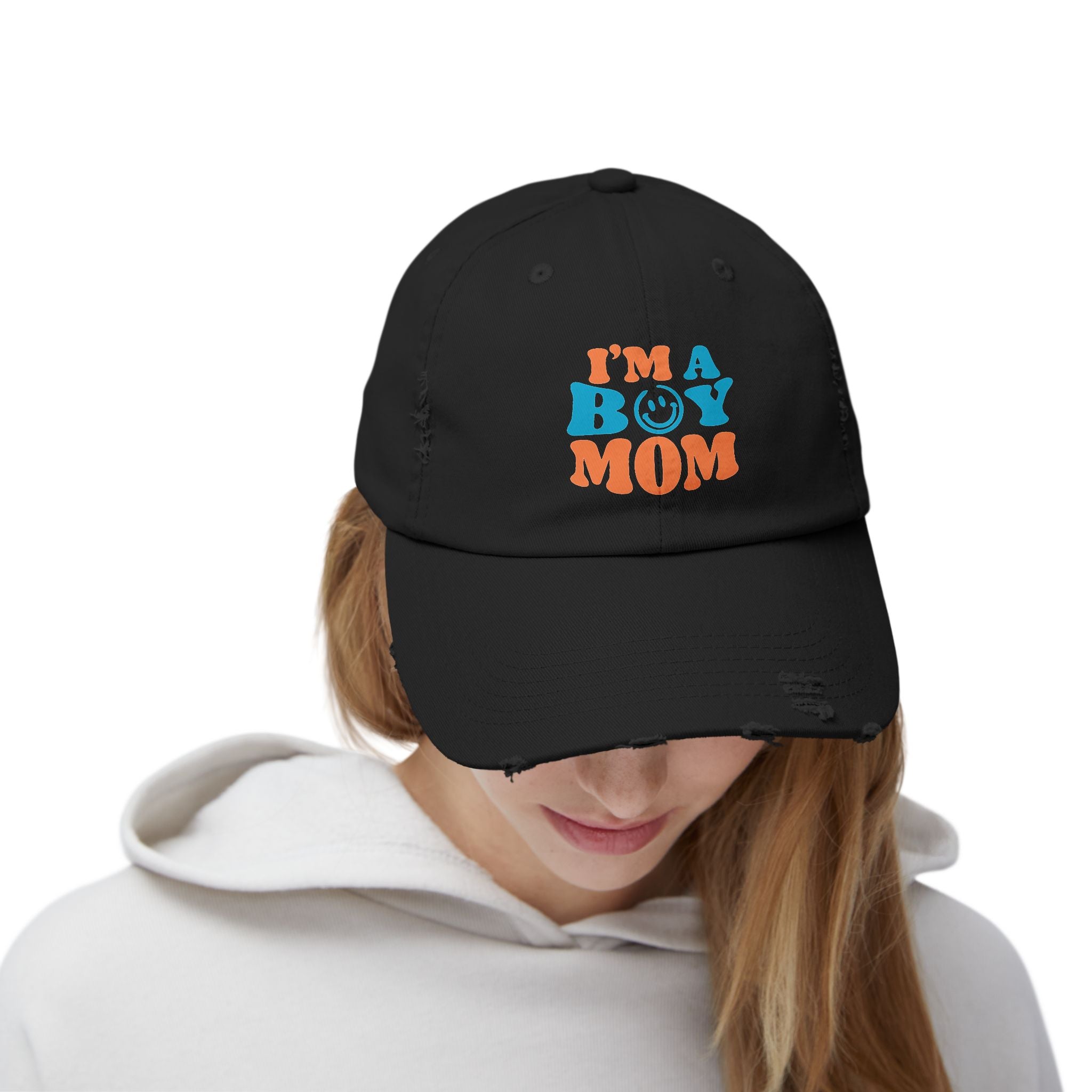Distressed Cap for Boy Moms - Unisex