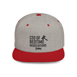 CEO of Bedtime Negotiations Snapback Cap