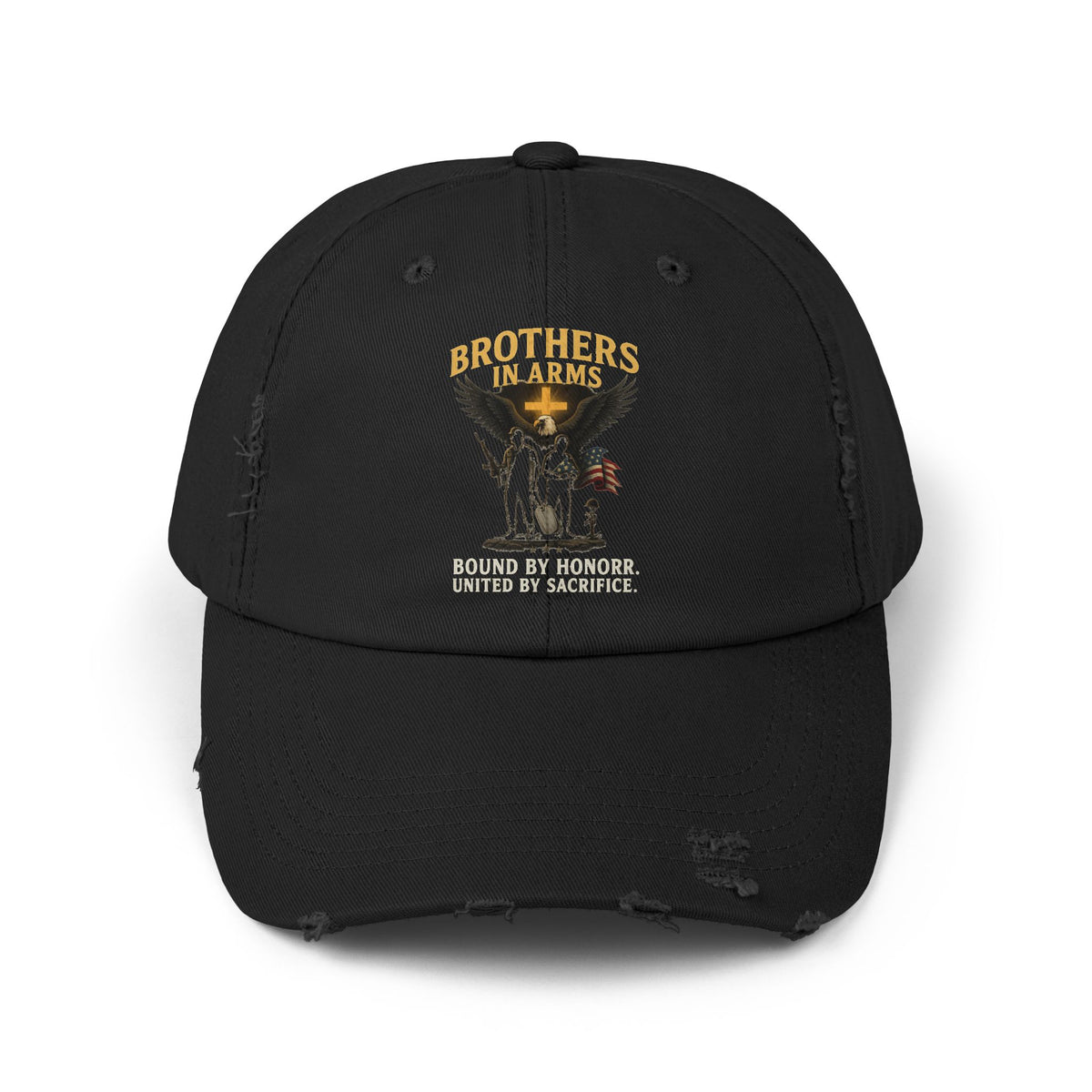 Brothers In Arms Distressed Baseball Cap