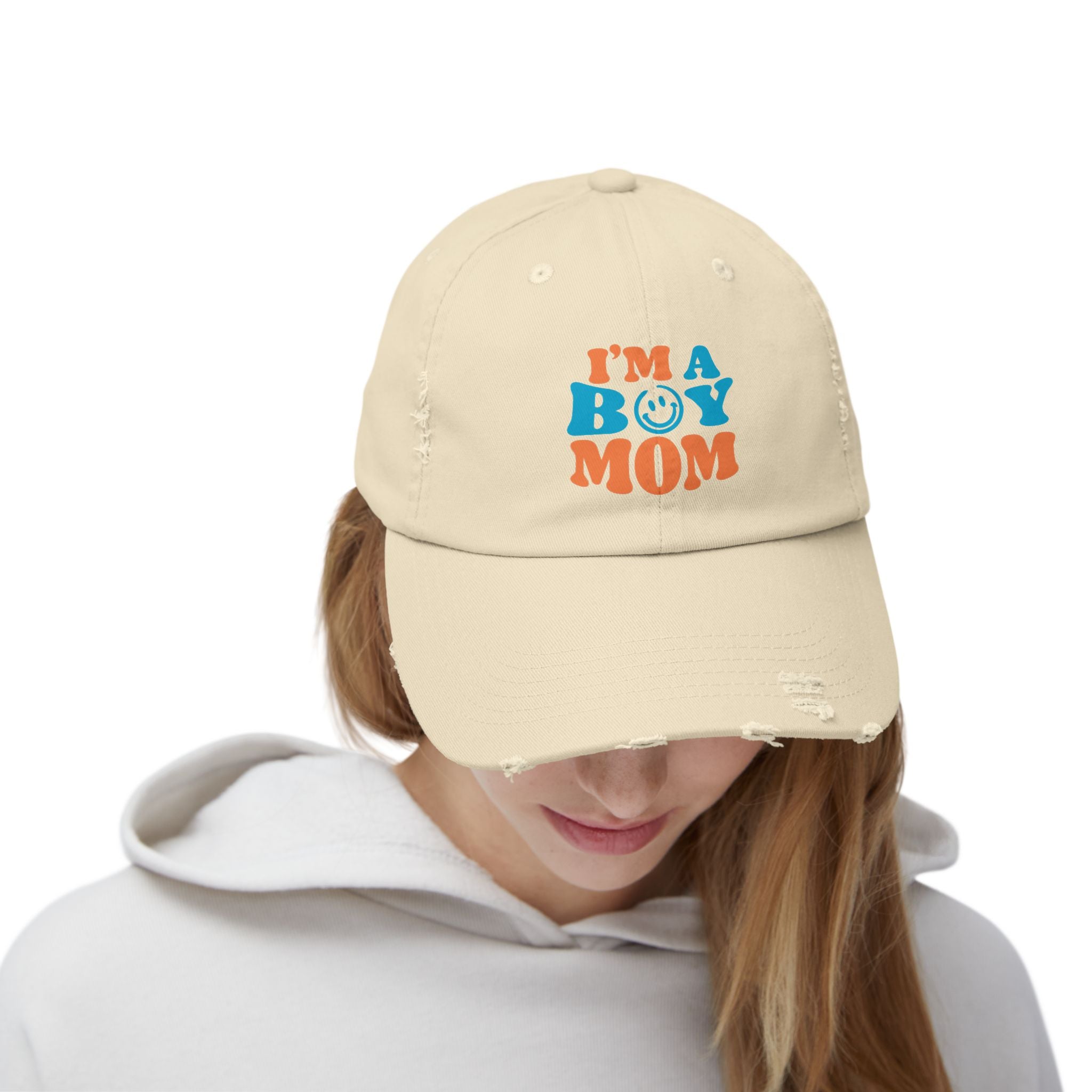 Distressed Cap for Boy Moms - Unisex