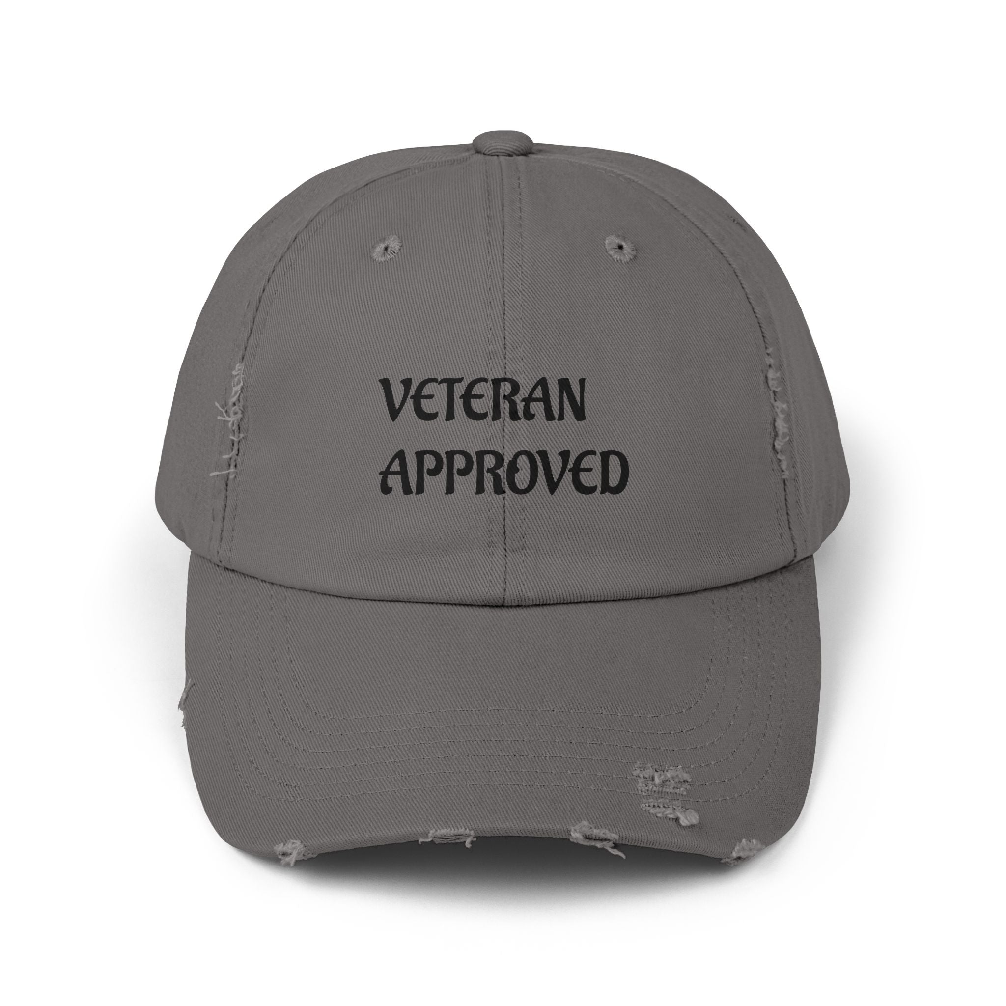 Veteran Approved Distressed Cap | Unisex Hat for Casual Style | Ideal for Veterans Day, Gift for Military Families, Everyday Wear, [...]