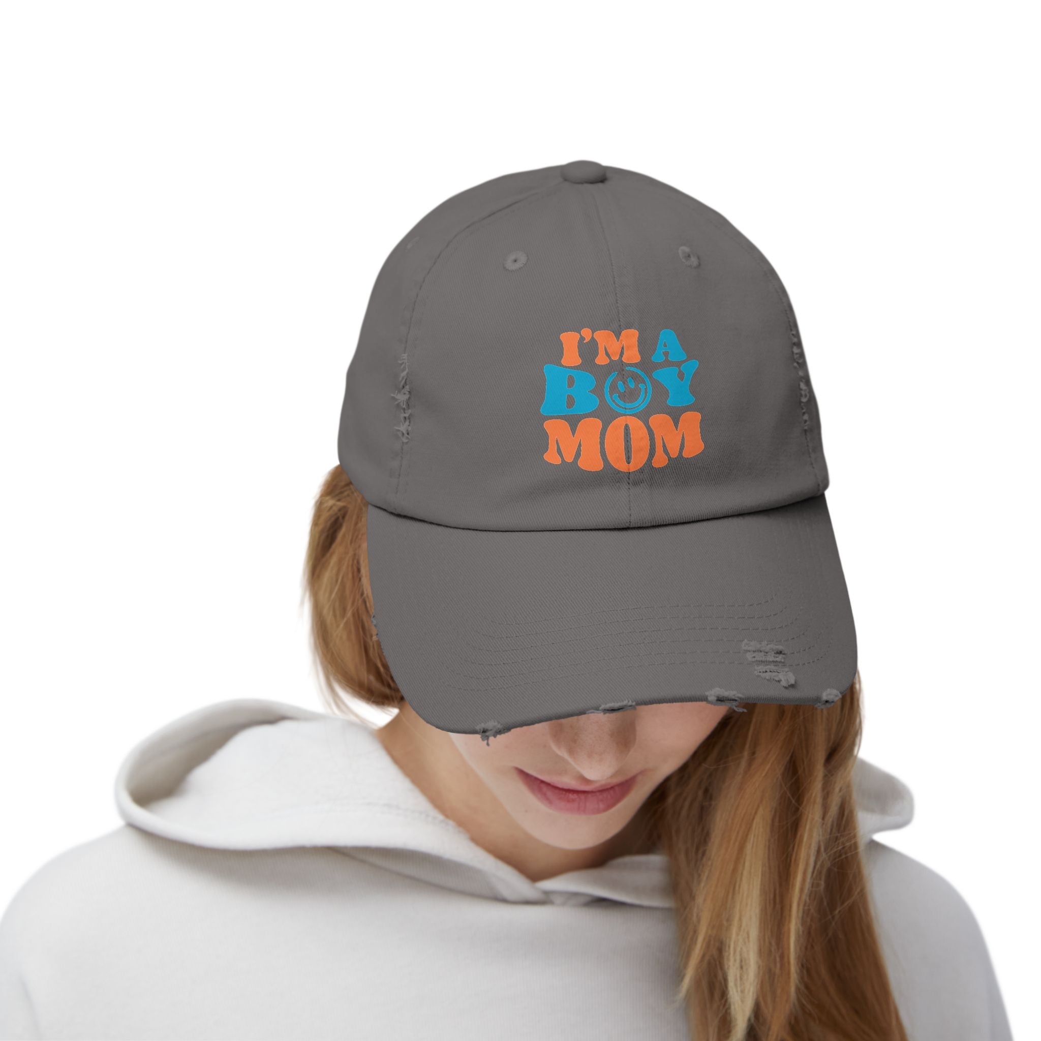 Distressed Cap for Boy Moms - Unisex