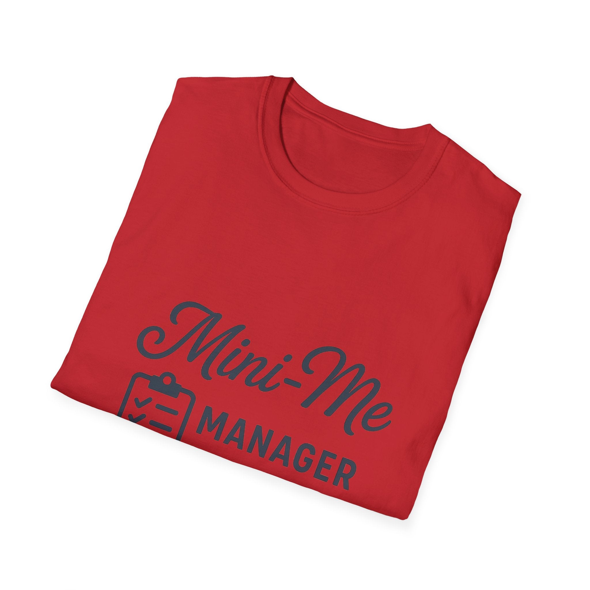 Mini-Me Manager T-Shirt, Cute Parent-Child Matching Shirt