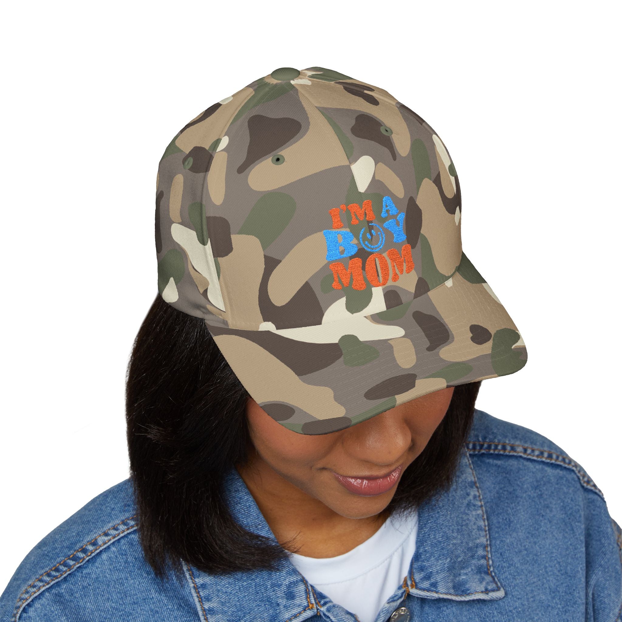 Hat - Boy Moms Are Brave and Dedicated Embroidered Cap