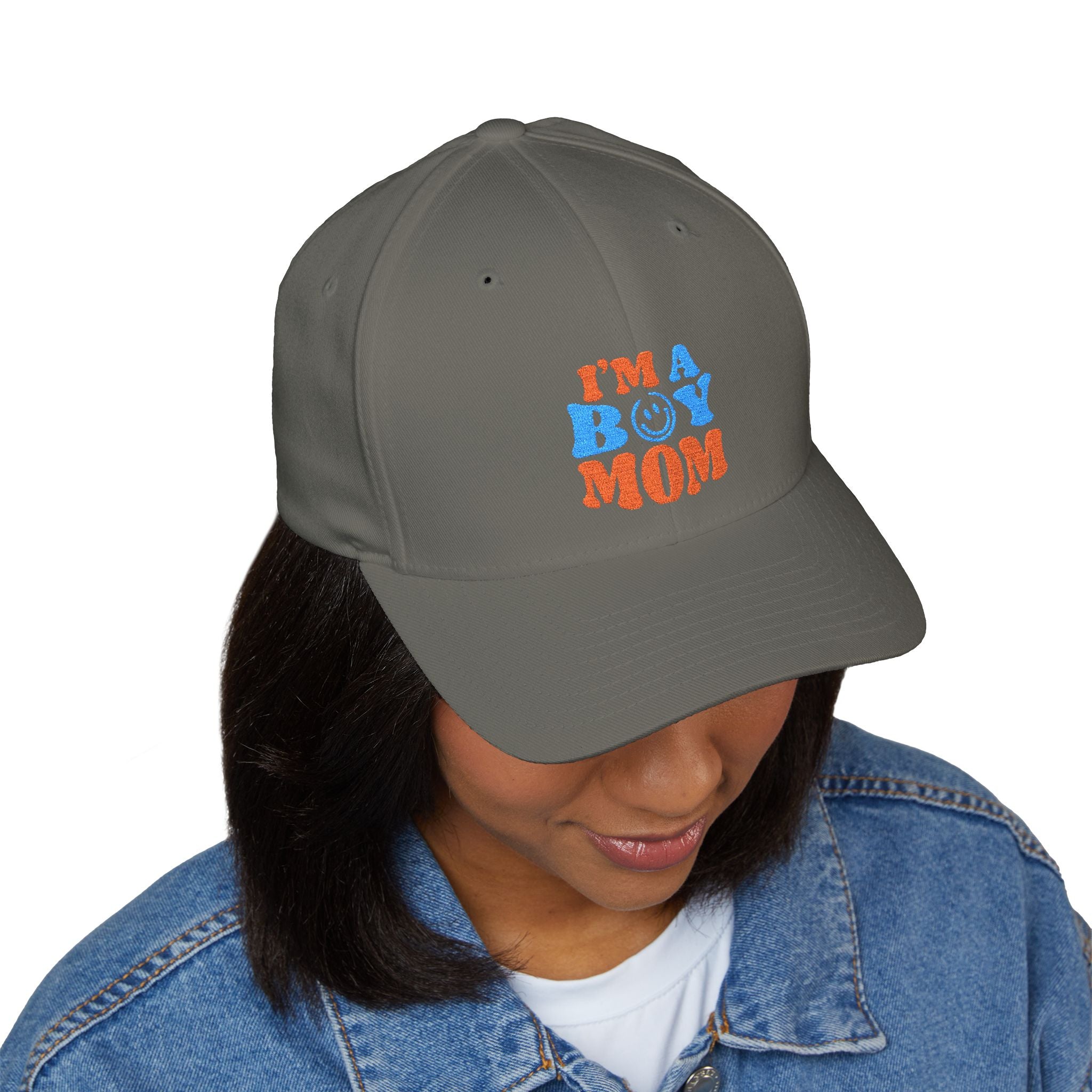 Hat - Boy Moms Are Brave and Dedicated Embroidered Cap
