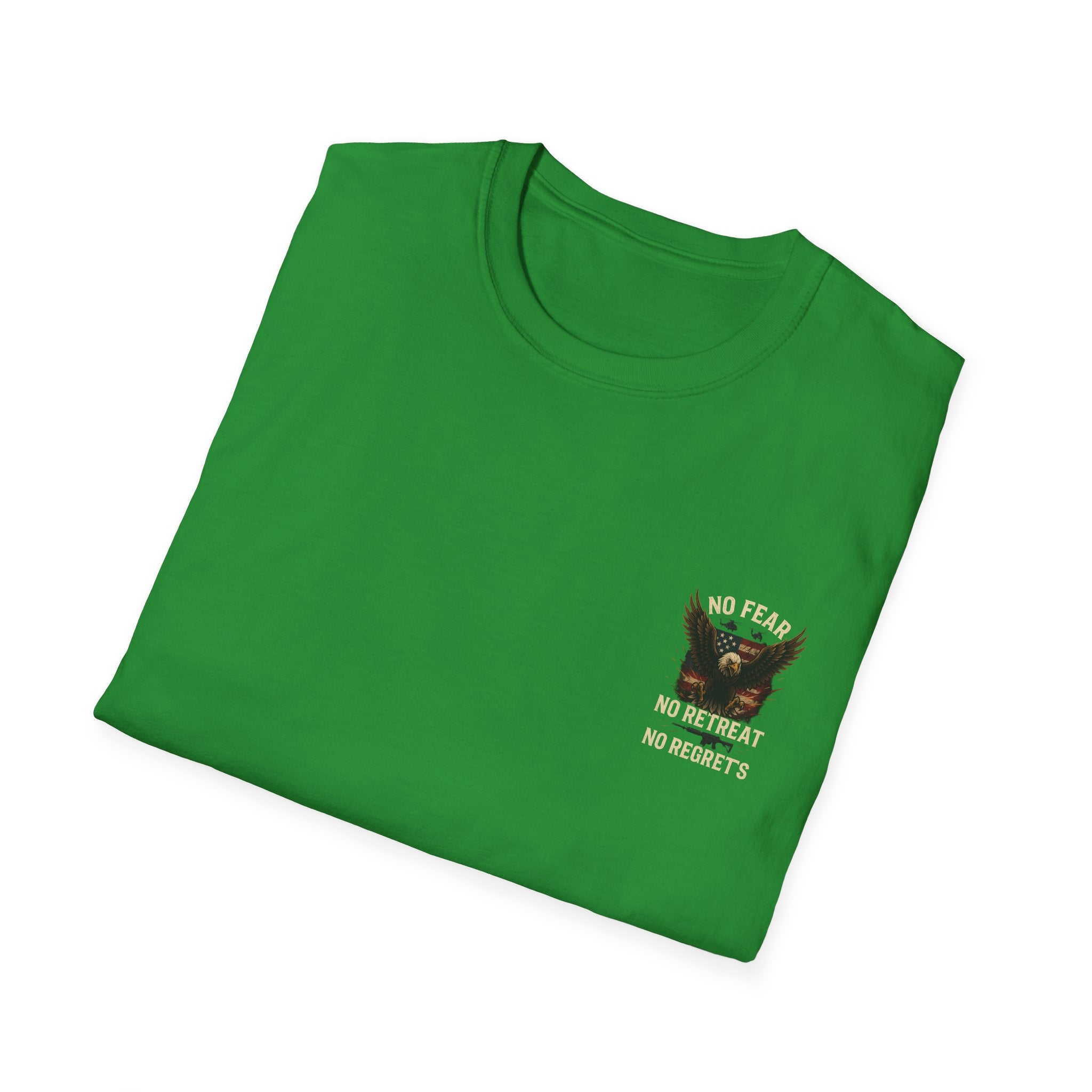 Unisex Graphic Tee | No Fear, No Retreat, No Regrets T-Shirt