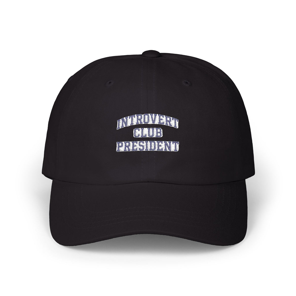 Introvert Club President Dad Cap