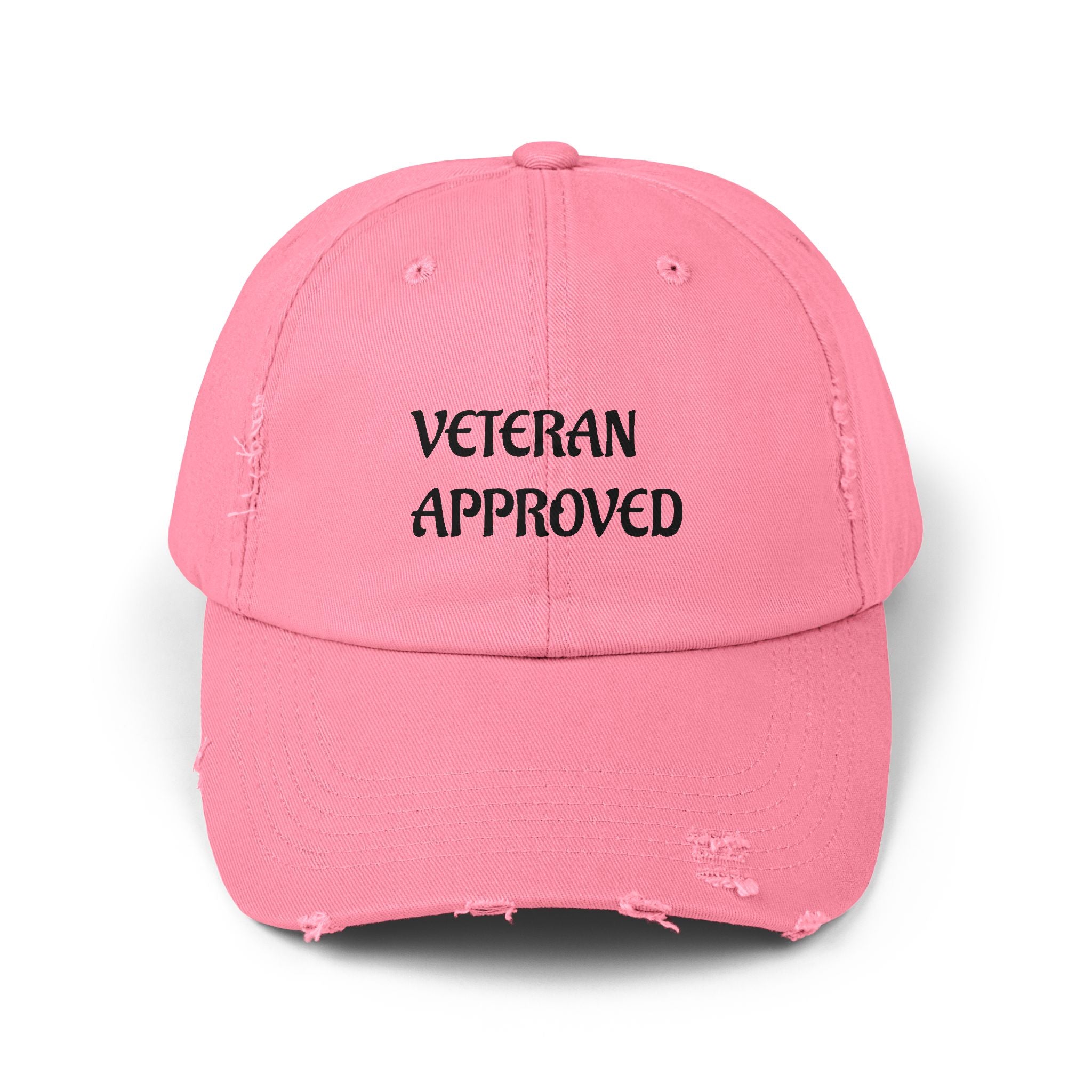 Veteran Approved Distressed Cap | Unisex Hat for Casual Style | Ideal for Veterans Day, Gift for Military Families, Everyday Wear, [...]