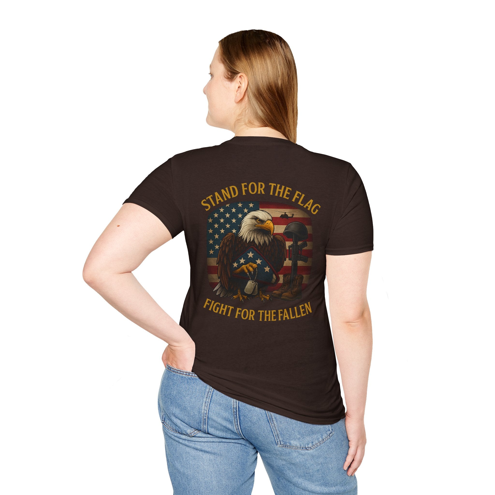 Stand for the Flag Tee, Eagle Design Shirt