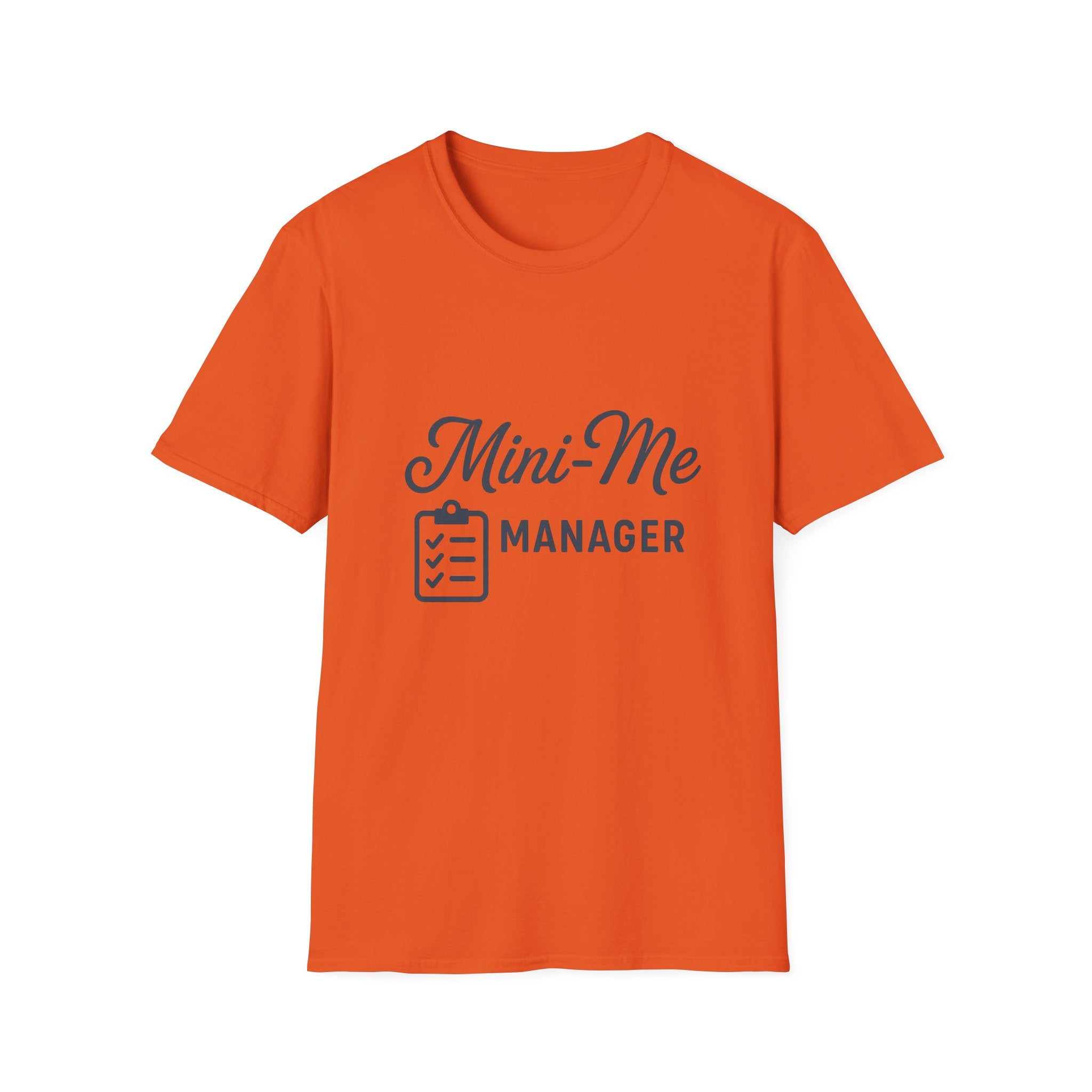 Mini-Me Manager T-Shirt, Cute Parent-Child Matching Shirt