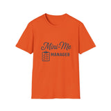 Mini-Me Manager T-Shirt, Cute Parent-Child Matching Shirt