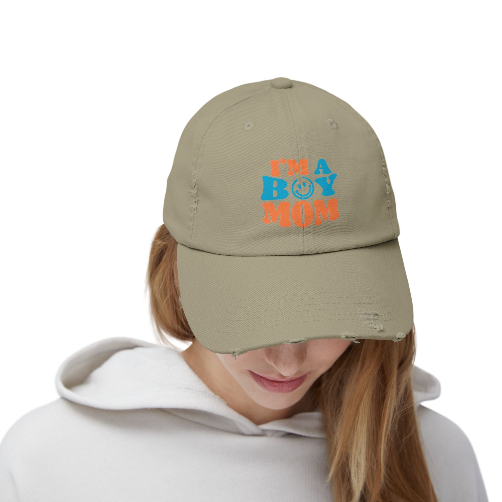 Distressed Cap for Boy Moms - Unisex