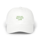 Social Battery Low Dad Cap