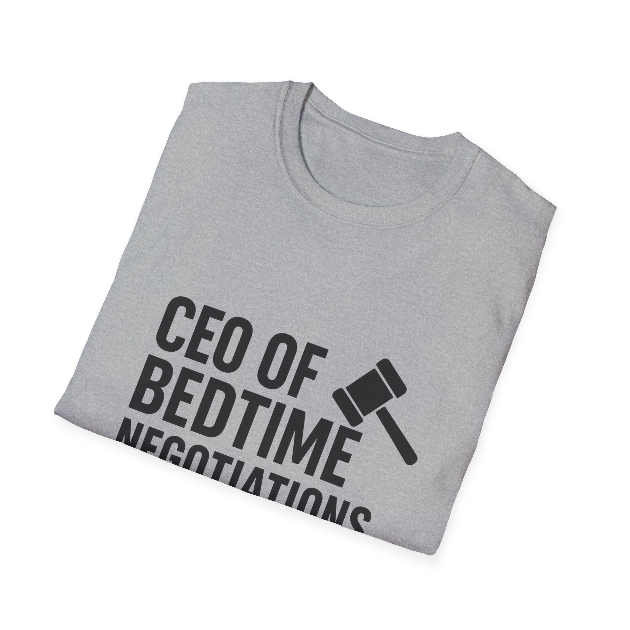 CEO of Bedtime Negotiations Unisex Softstyle T-Shirts
