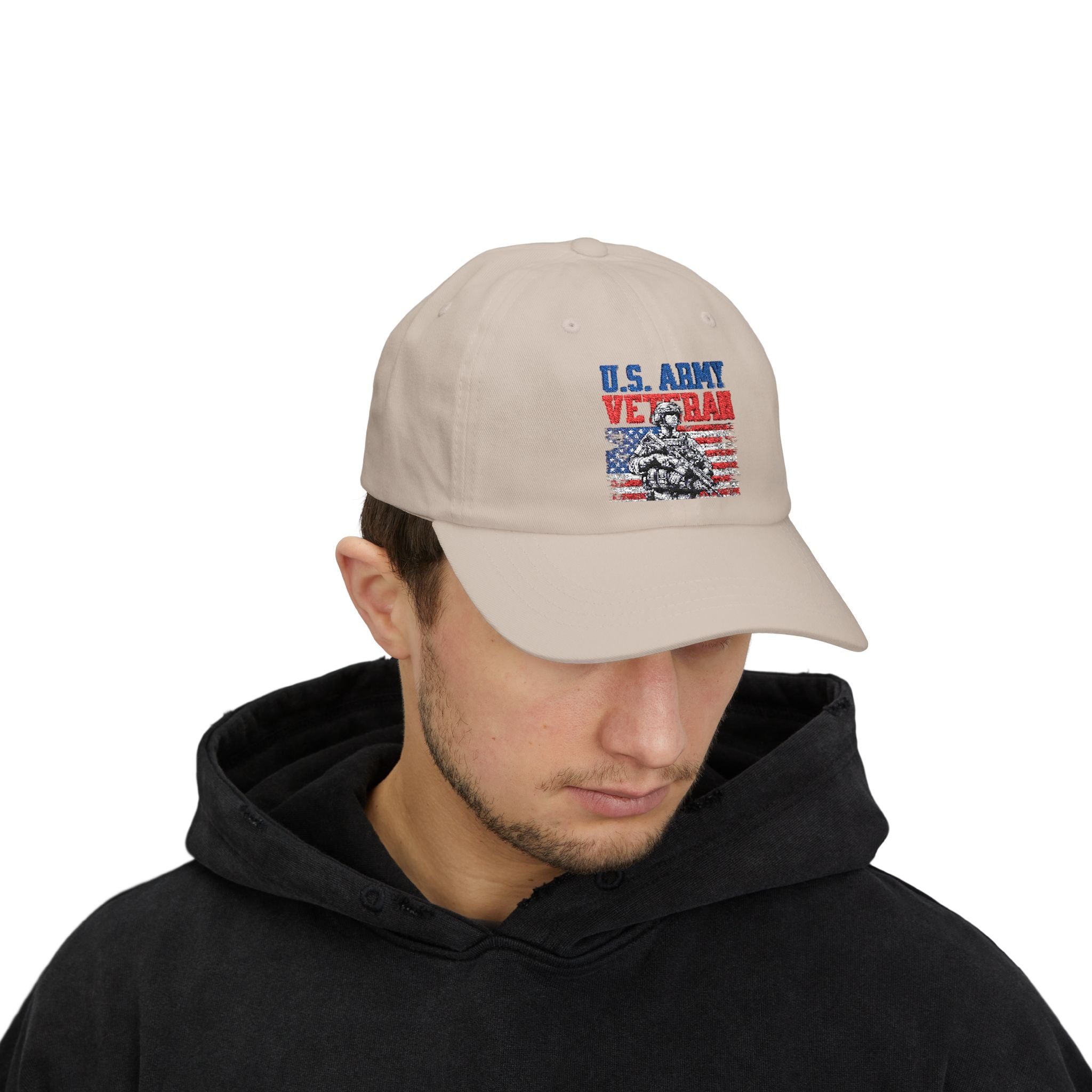 U.S. Army Veteran Classic Dad Cap | Baseball Hat for Proud Veterans, Military Gifts, Patriotic Apparel, Everyday Wear