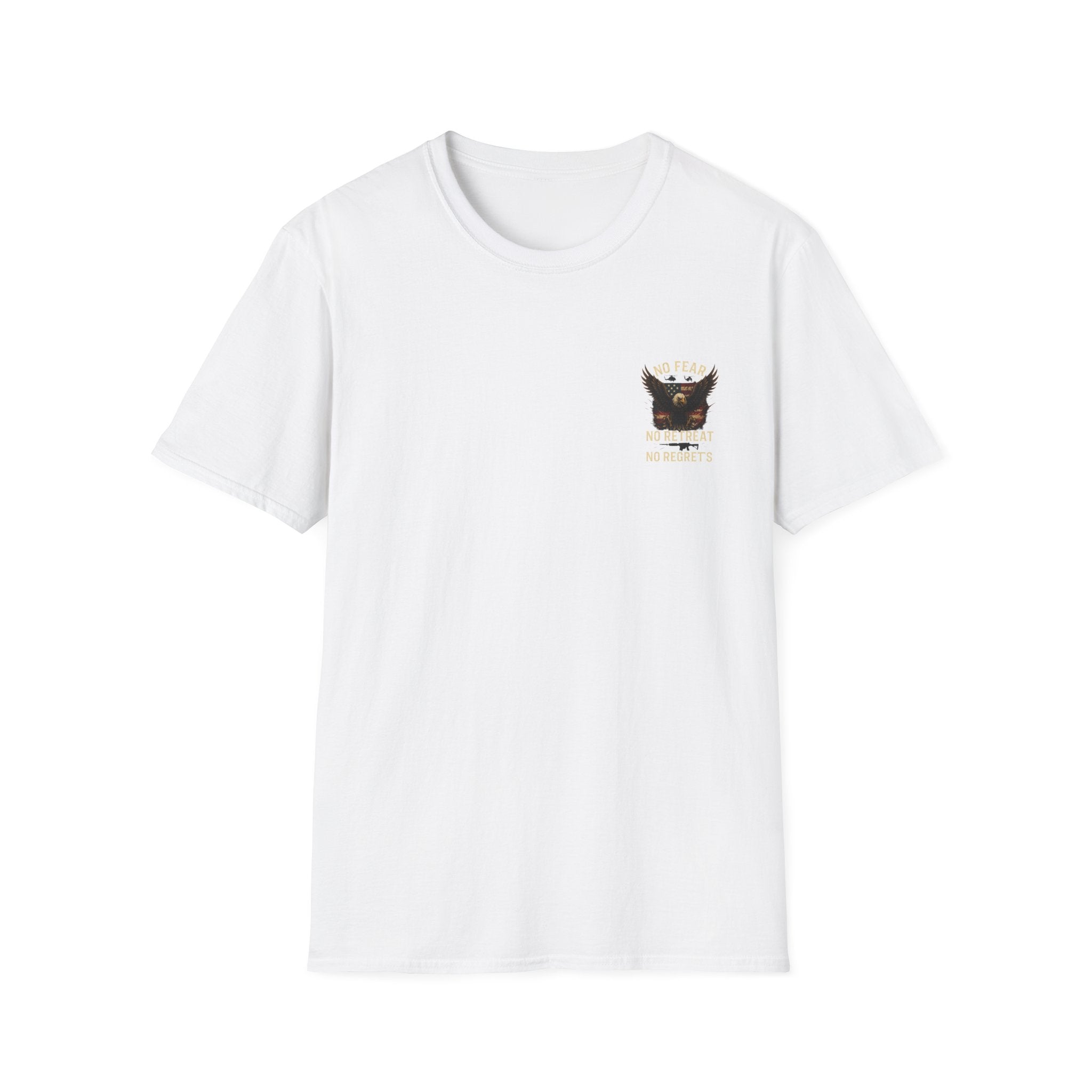 Unisex Graphic Tee | No Fear, No Retreat, No Regrets T-Shirt