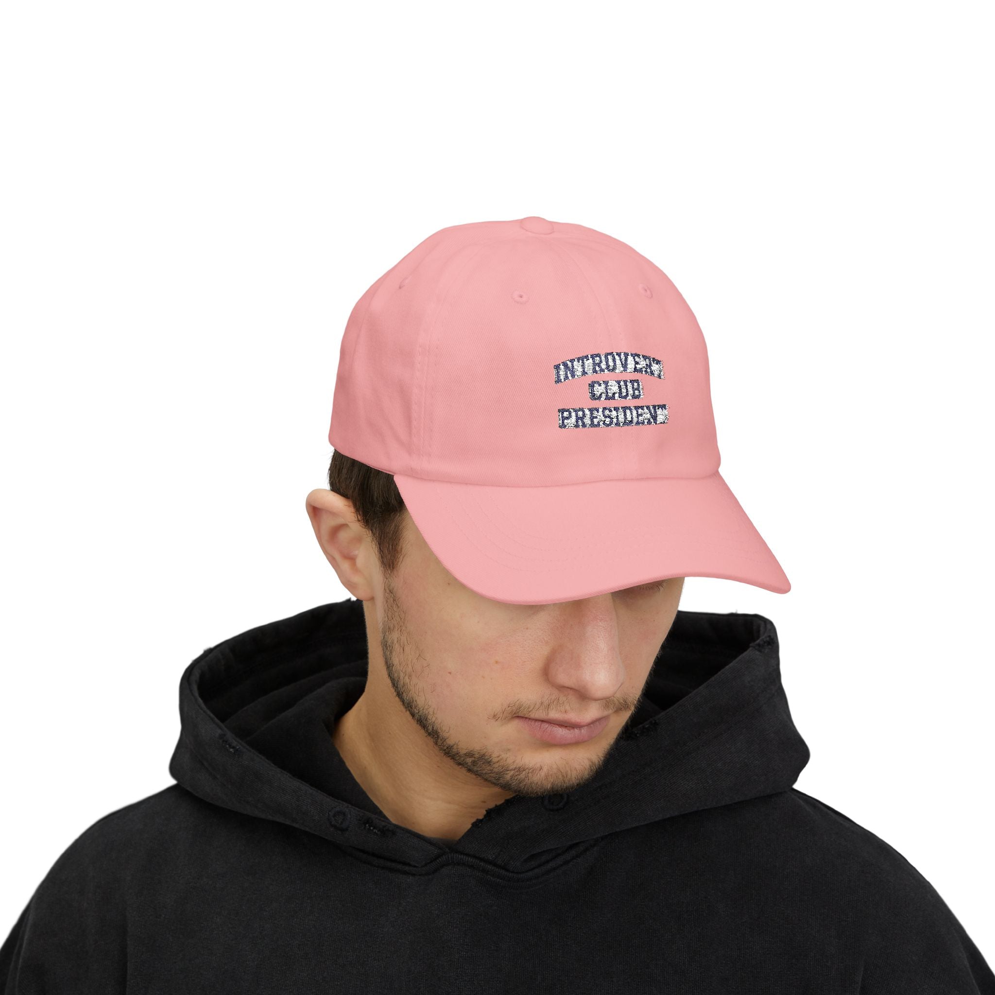 Introvert Club President Dad Cap