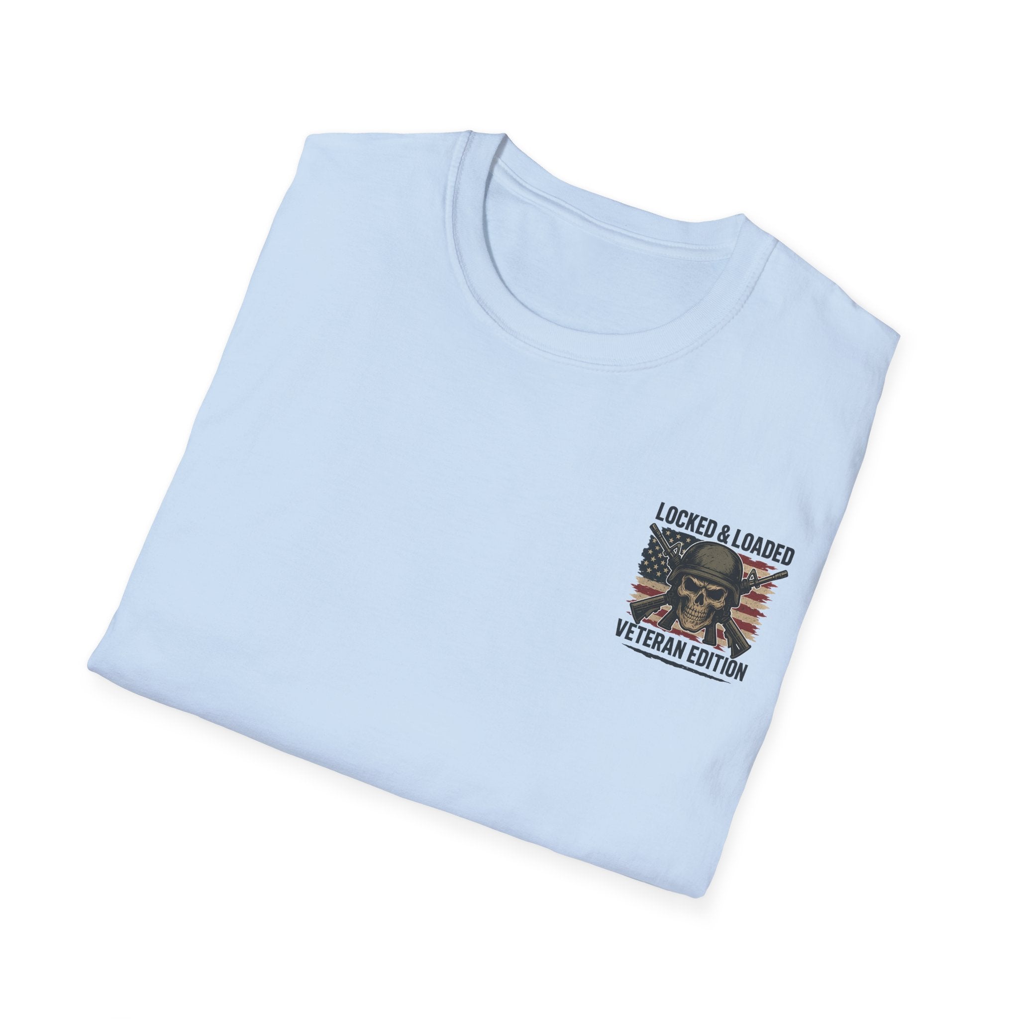Patriotic Veteran T-Shirt - Locked & Loaded Design