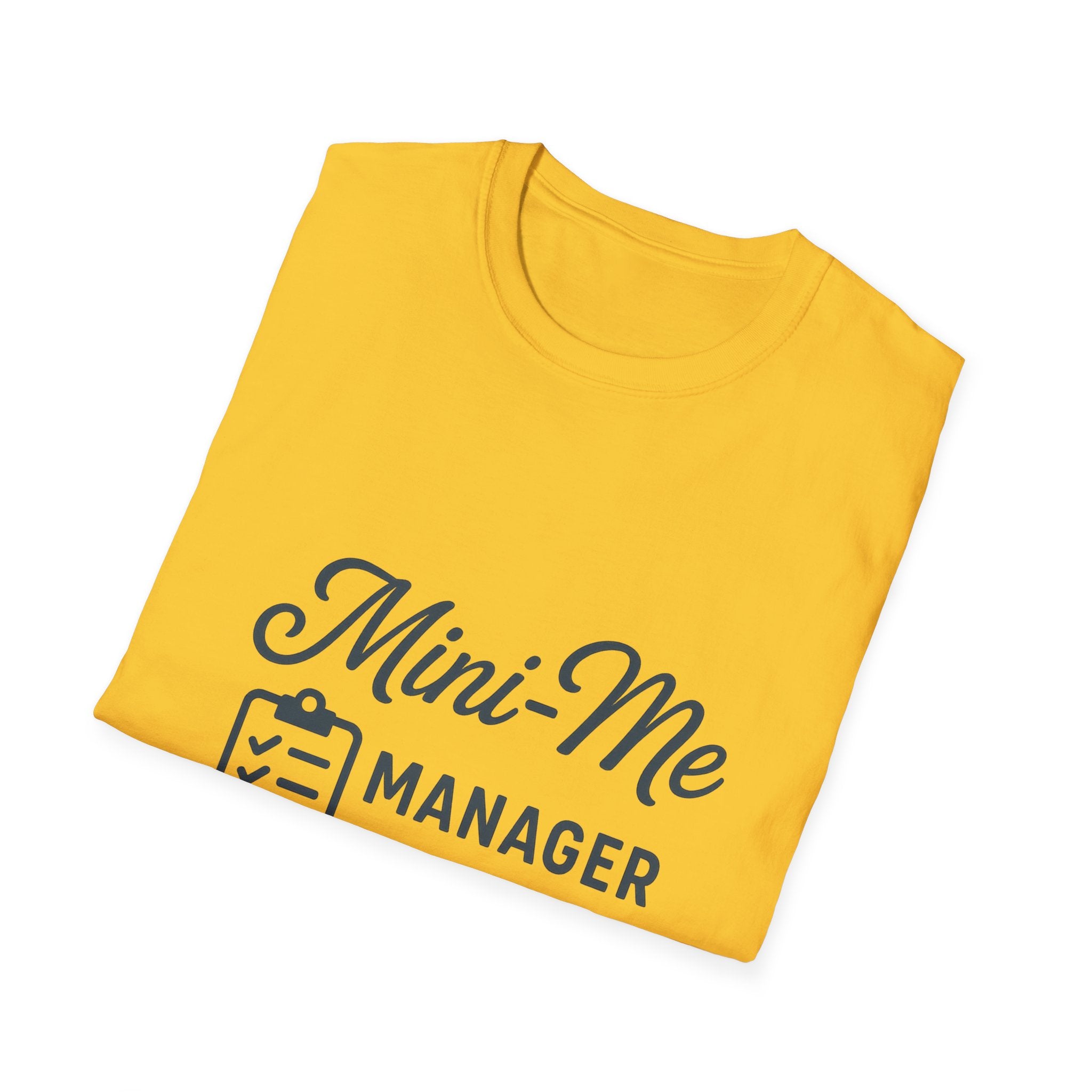 Mini-Me Manager T-Shirt, Cute Parent-Child Matching Shirt