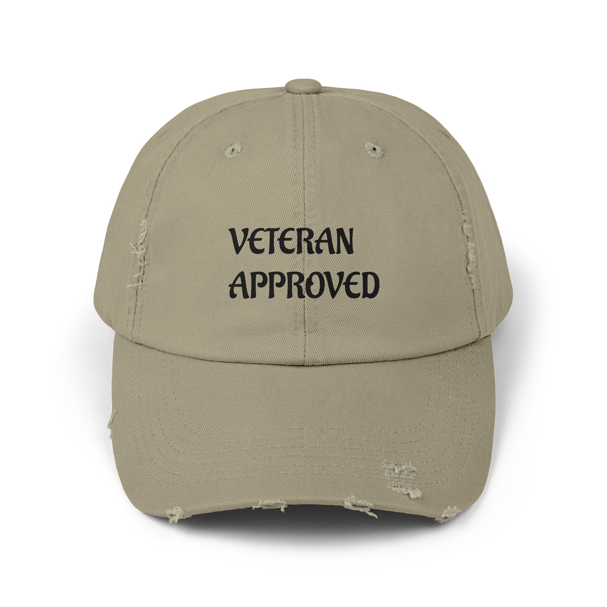 Veteran Approved Distressed Cap | Unisex Hat for Casual Style | Ideal for Veterans Day, Gift for Military Families, Everyday Wear, [...]